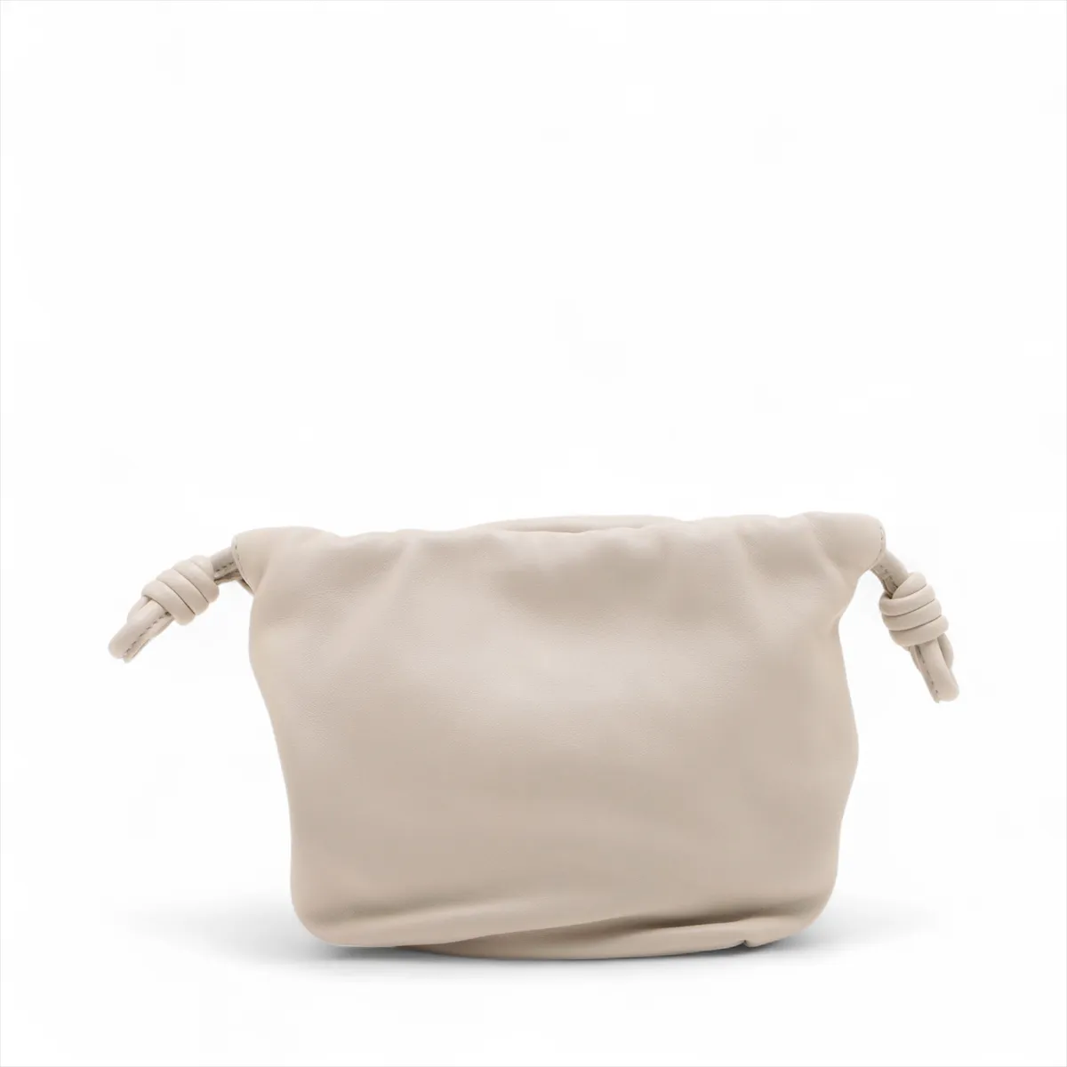 Flamenco Purse Bag Mini Leather 2WAY Shoulder Bag Ivory — view 2