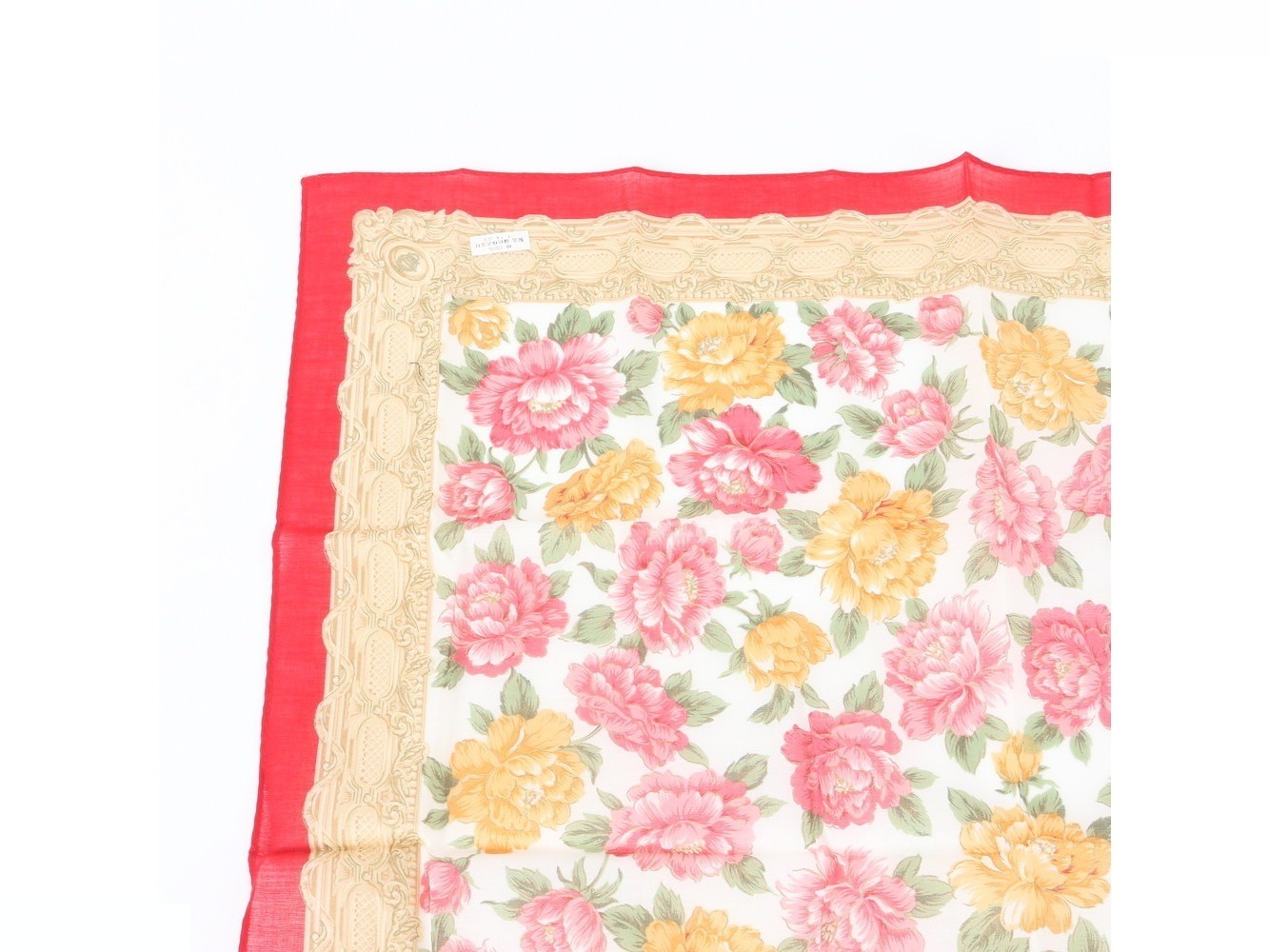 100% Silk Handkerchief with Tag — view 2