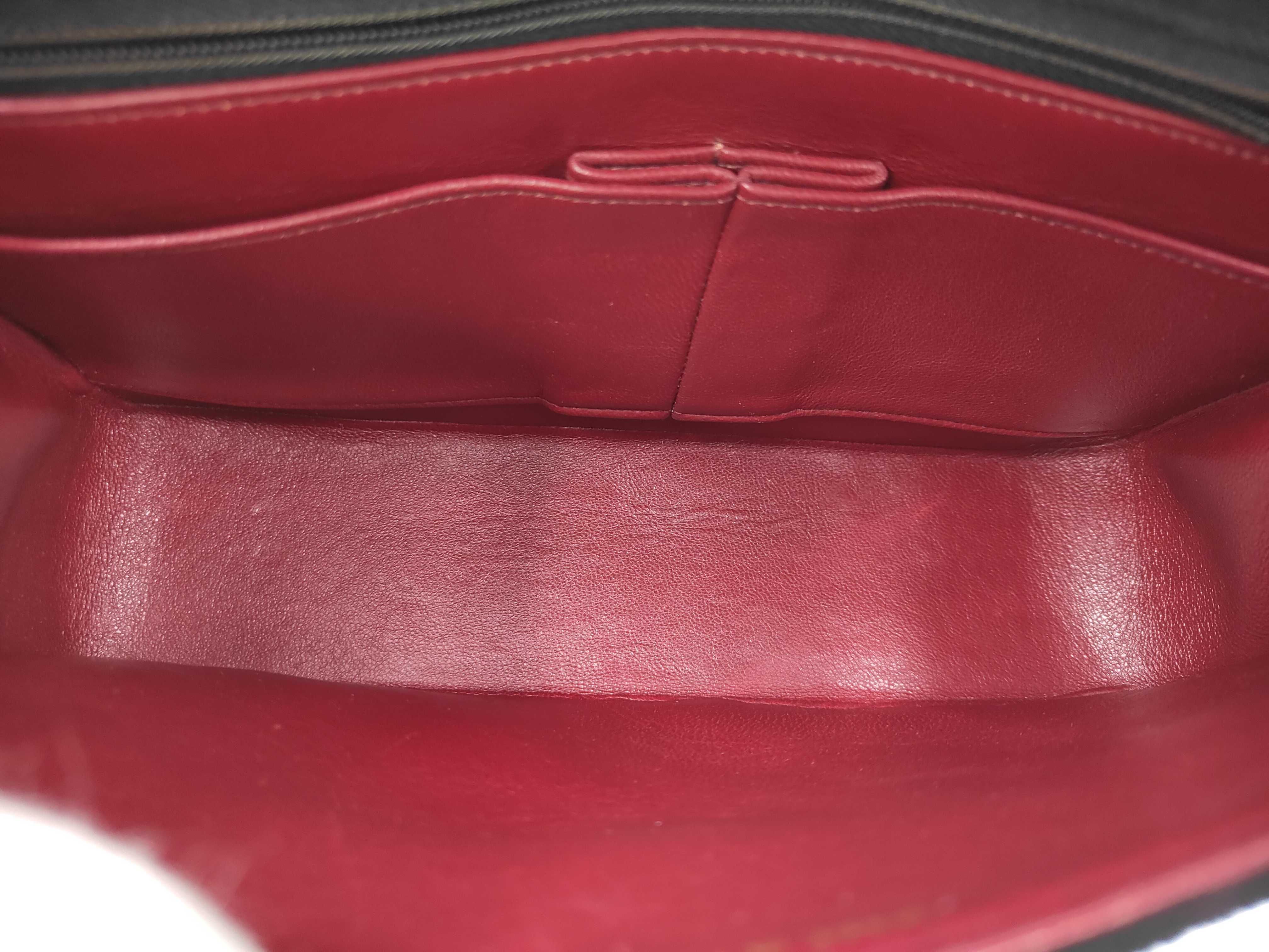 Suede Matelassé Black Shoulder Bag — view 9