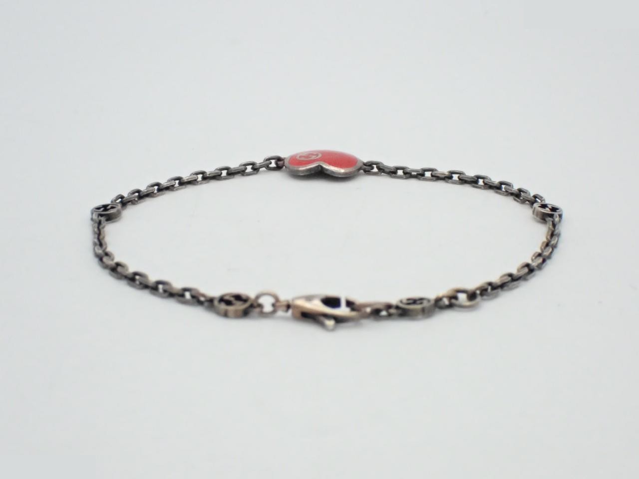 Interlocking heart bracelet, 925 sterling silver, 4.2g, wrist circumference approx. 19.5cm — view 2