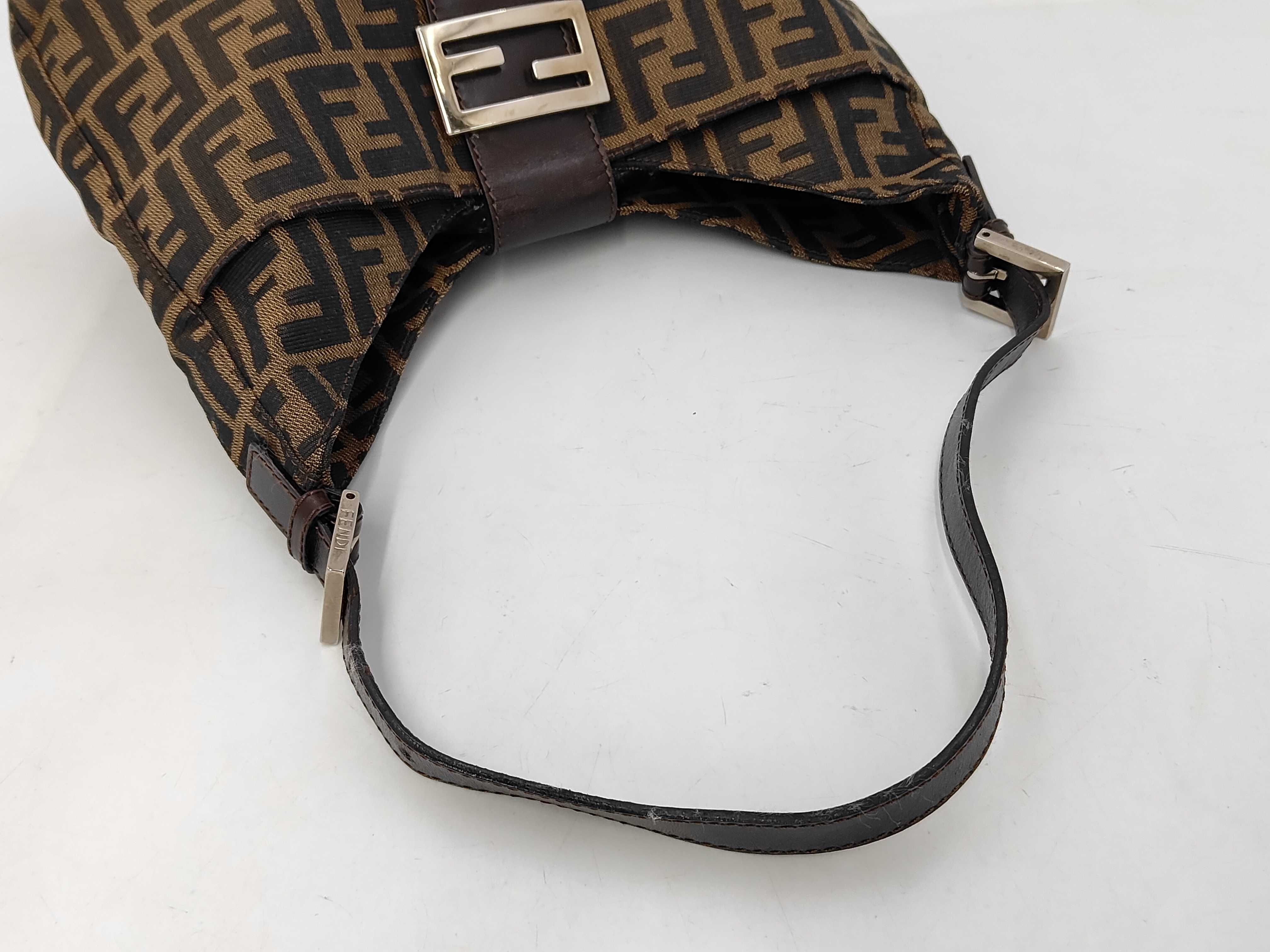 Zucca Mamma Bucket Shoulder Bag with Silver Hardware — view 3