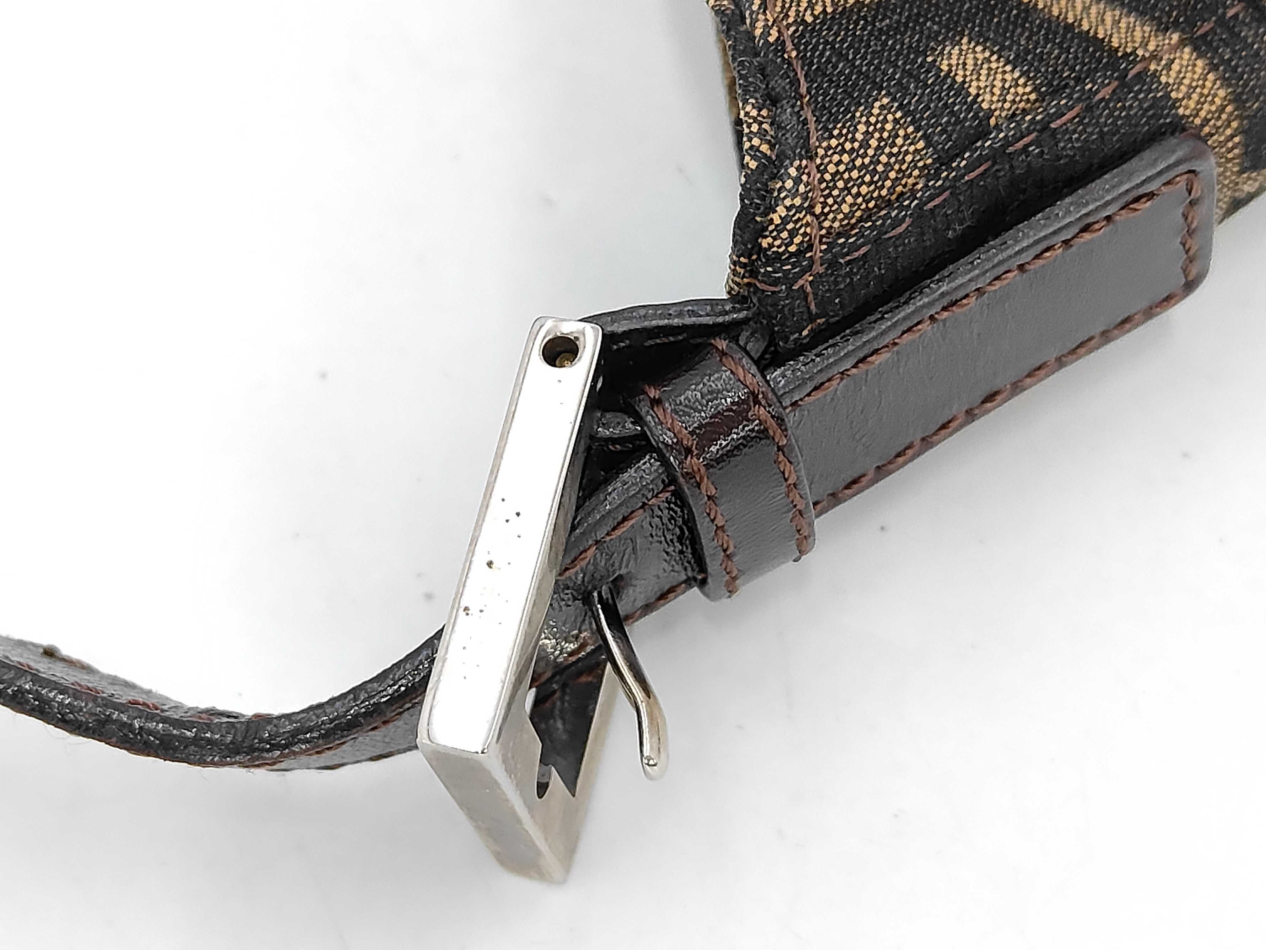 Zucca Mamma Bucket Shoulder Bag with Silver Hardware — view 5