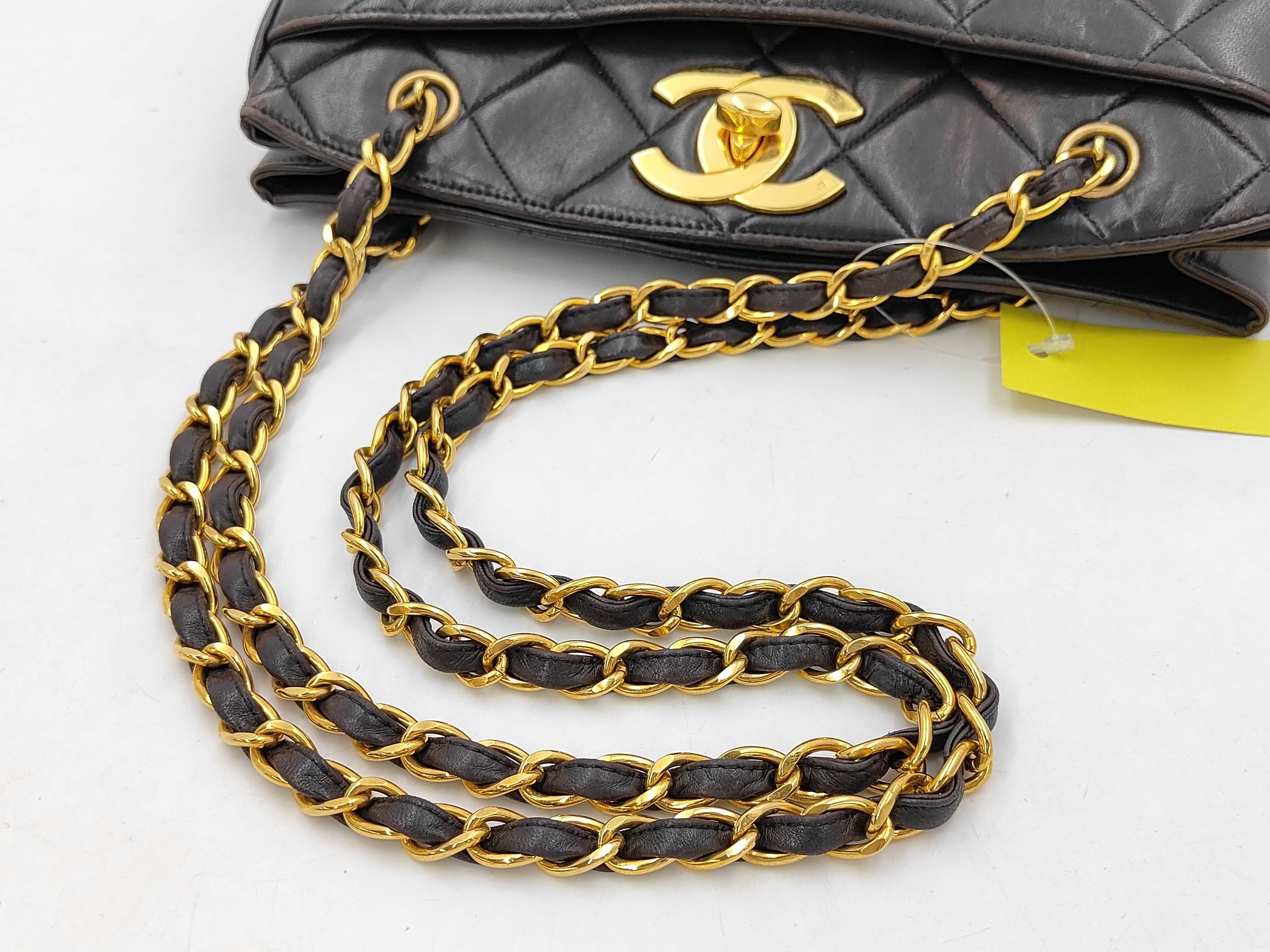 Lambskin Matelassé Chain Bag with Coco Mark Shoulder Bag — view 3