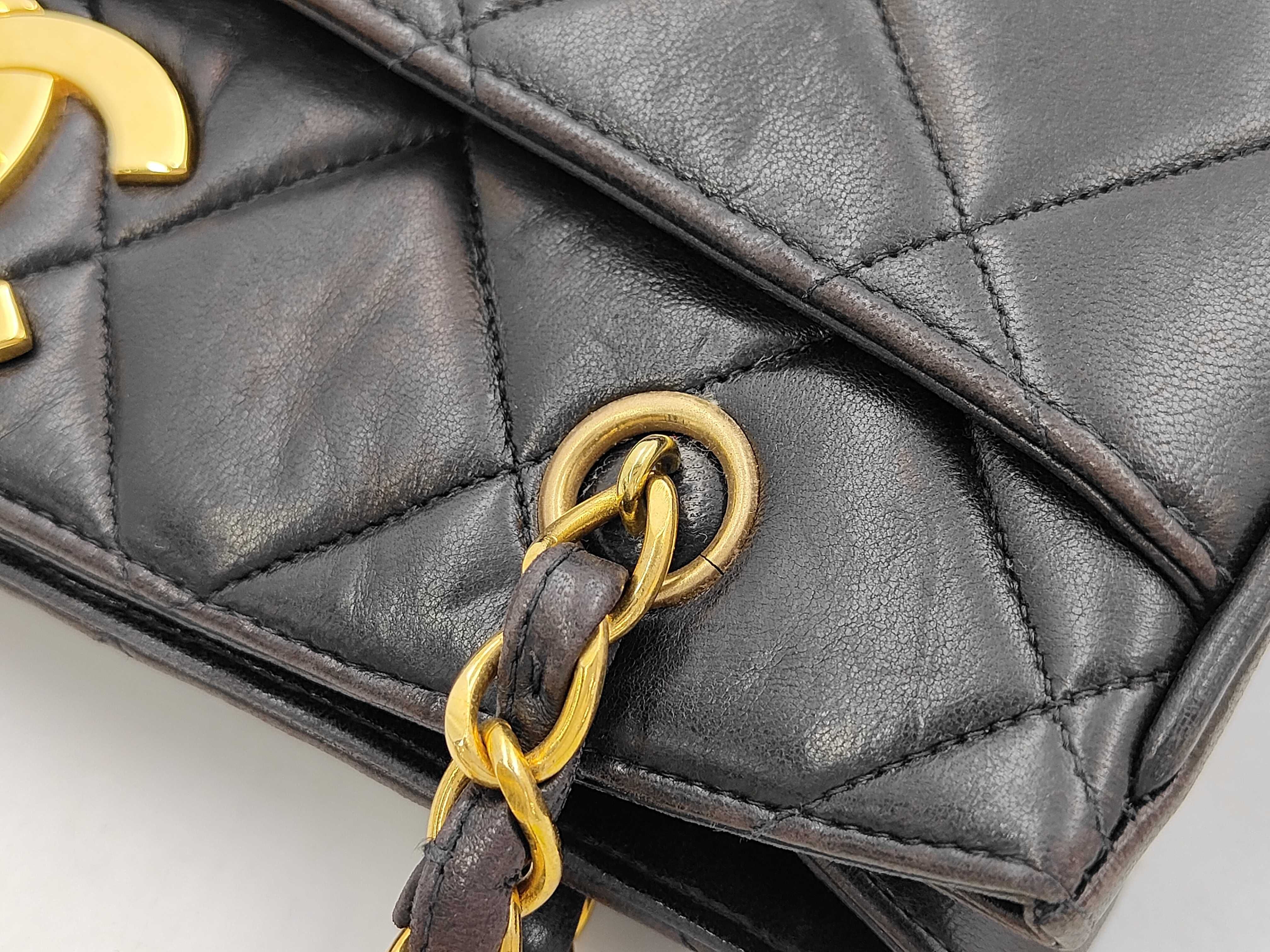 Lambskin Matelassé Chain Bag with Coco Mark Shoulder Bag — view 5