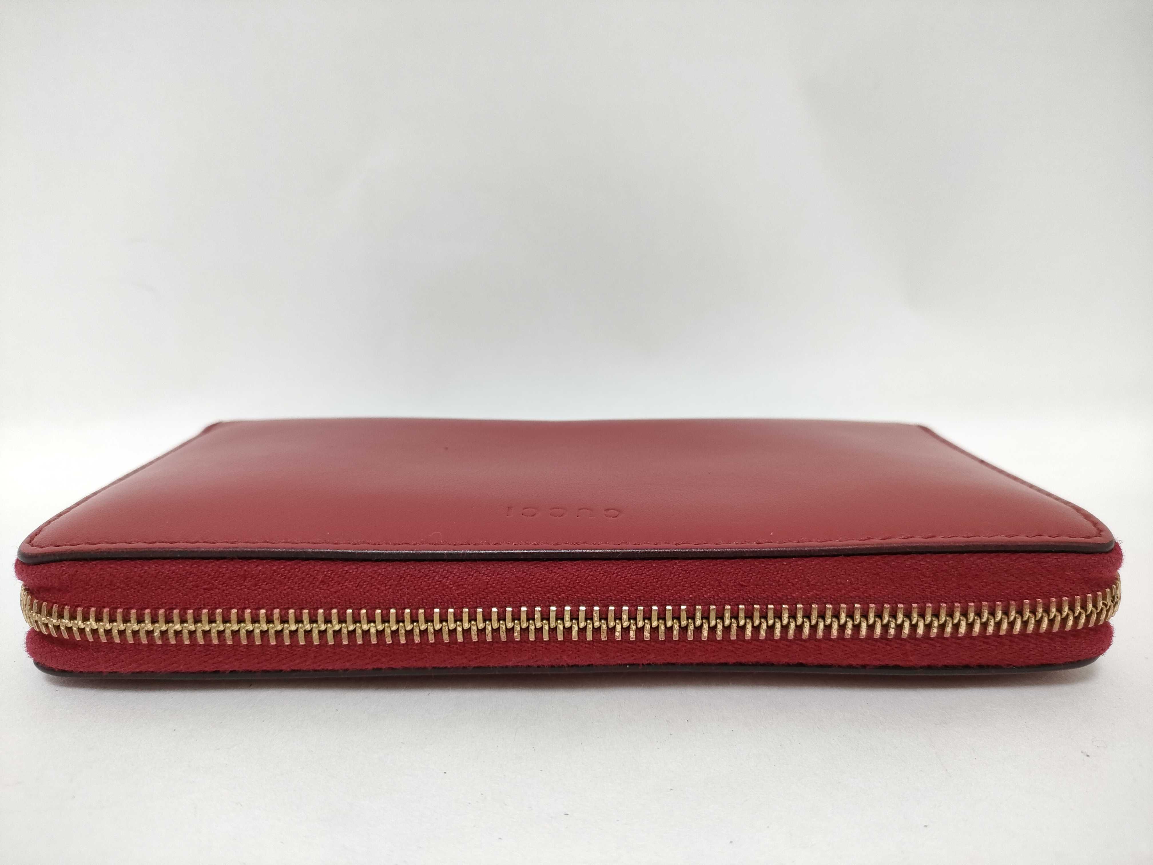 Bamboo Zip-Around Continental Wallet Red — view 5