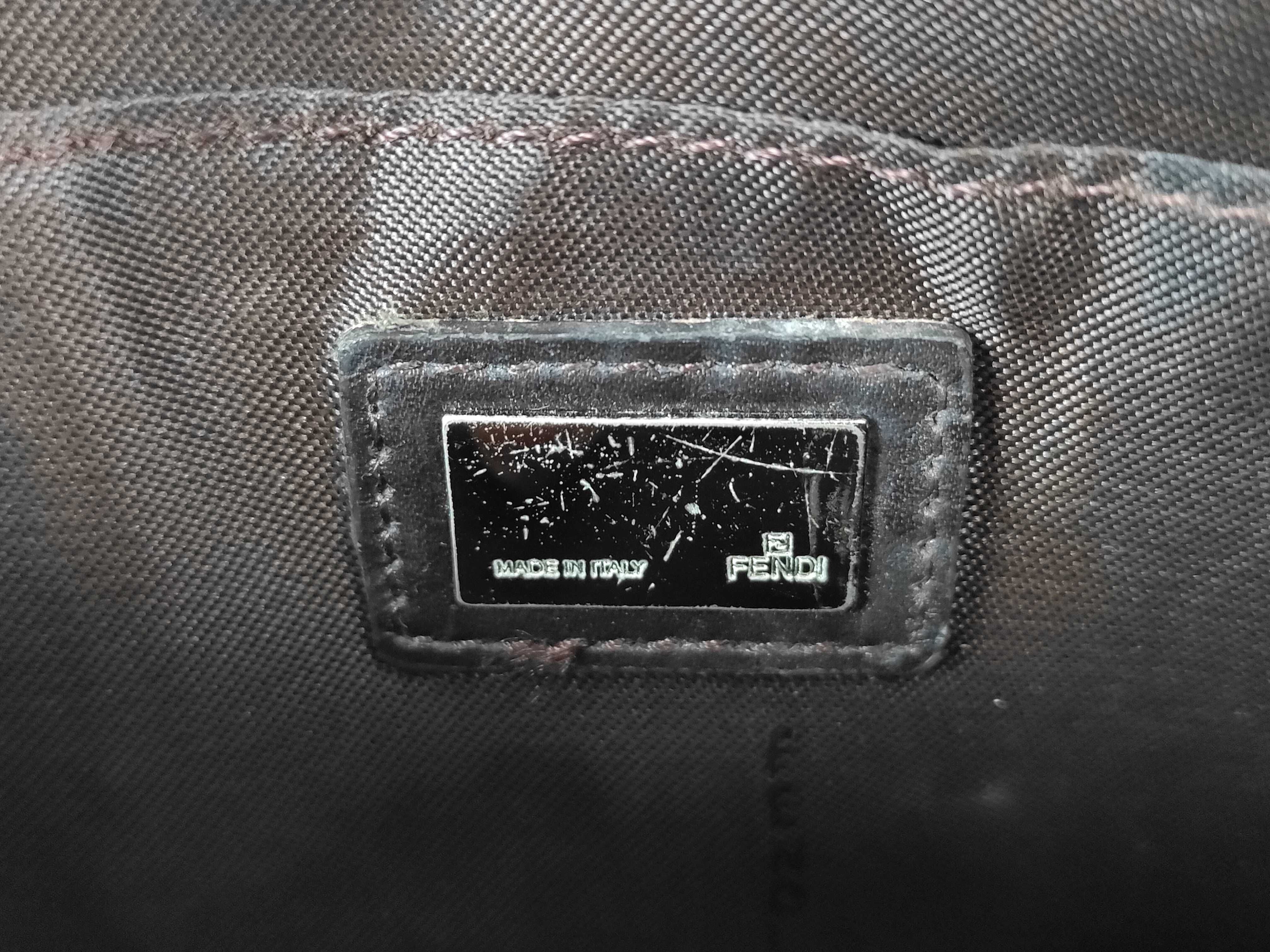 Zucca pattern Fendi Zucchino canvas shoulder bag — view 11