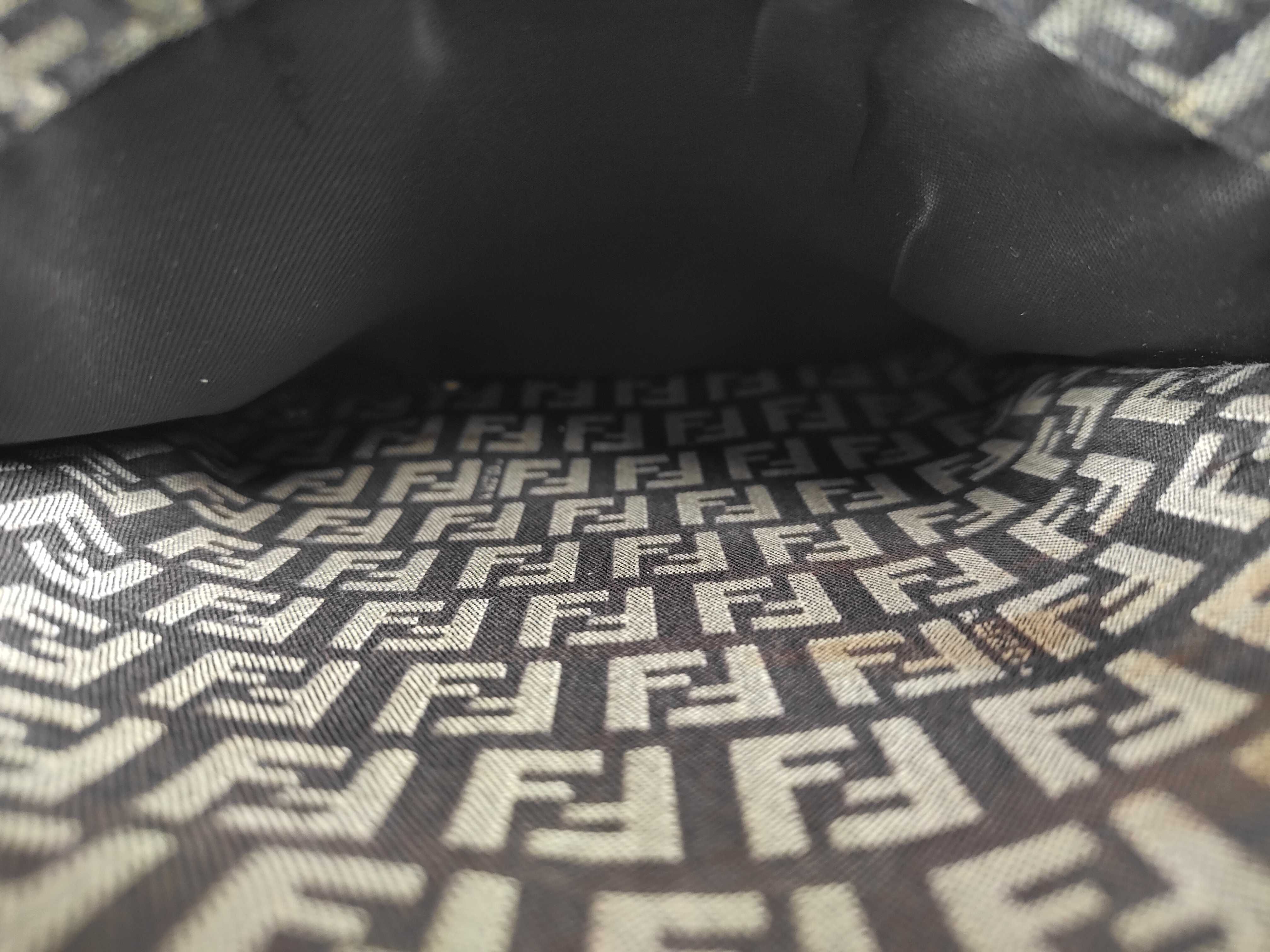 Zucca pattern Fendi Zucchino canvas shoulder bag — view 10