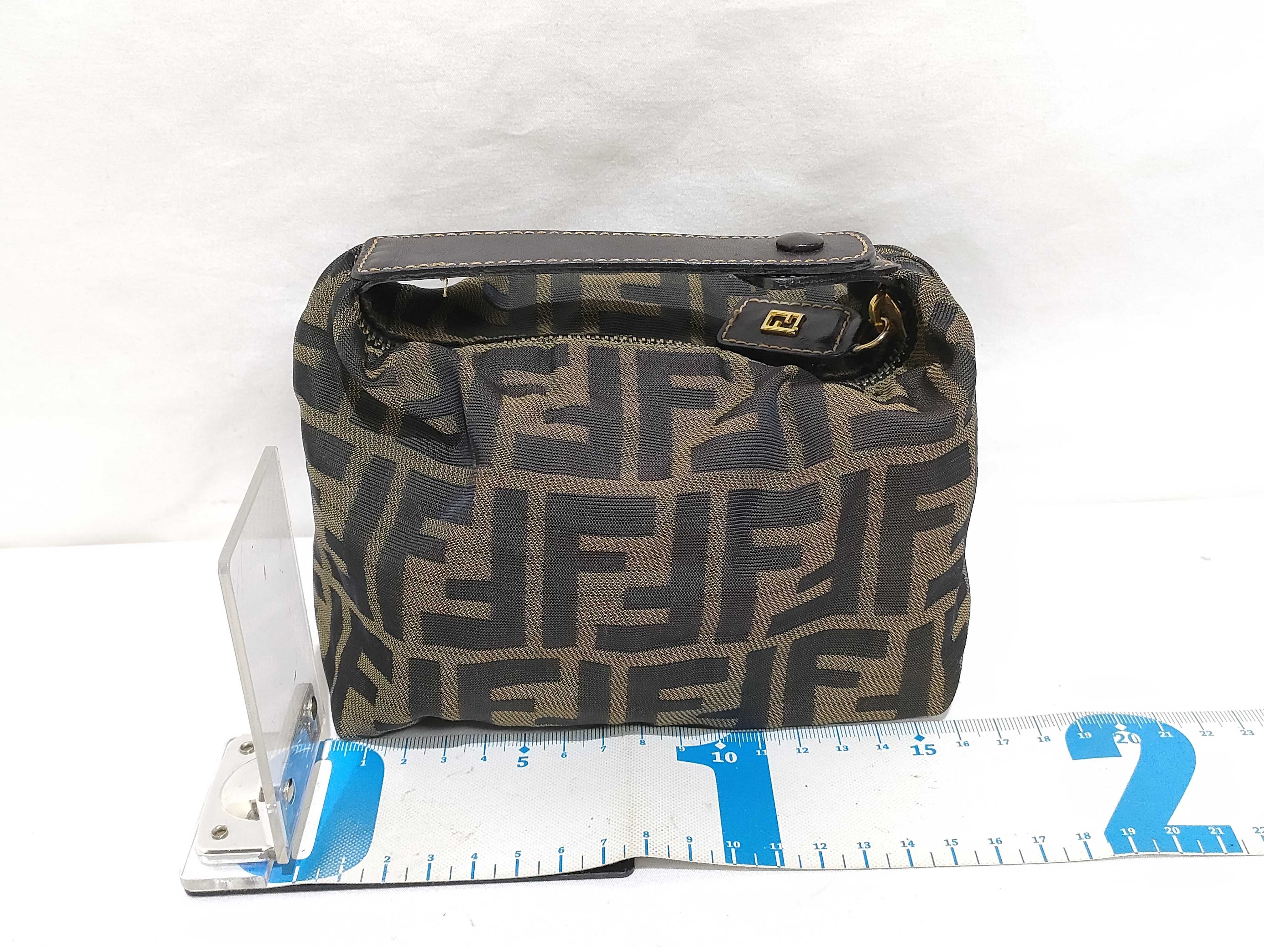 Zucca print mini pouch, Zucca print handbag — view 2