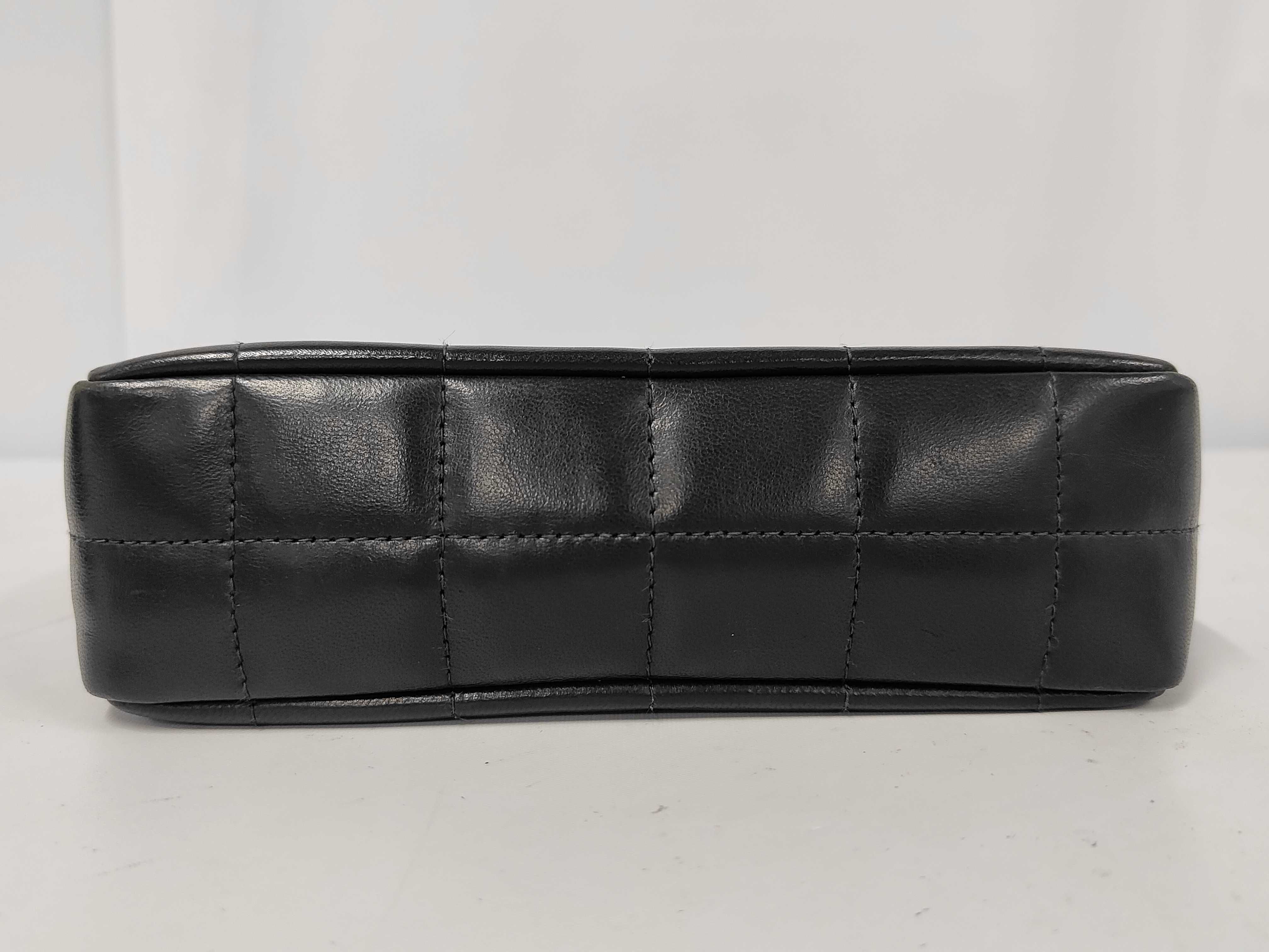Lambskin Chocolate Bar Camellia Chain Shoulder Bag (with guarantee and serial number sticker, serial number in the 8th range) — view 7