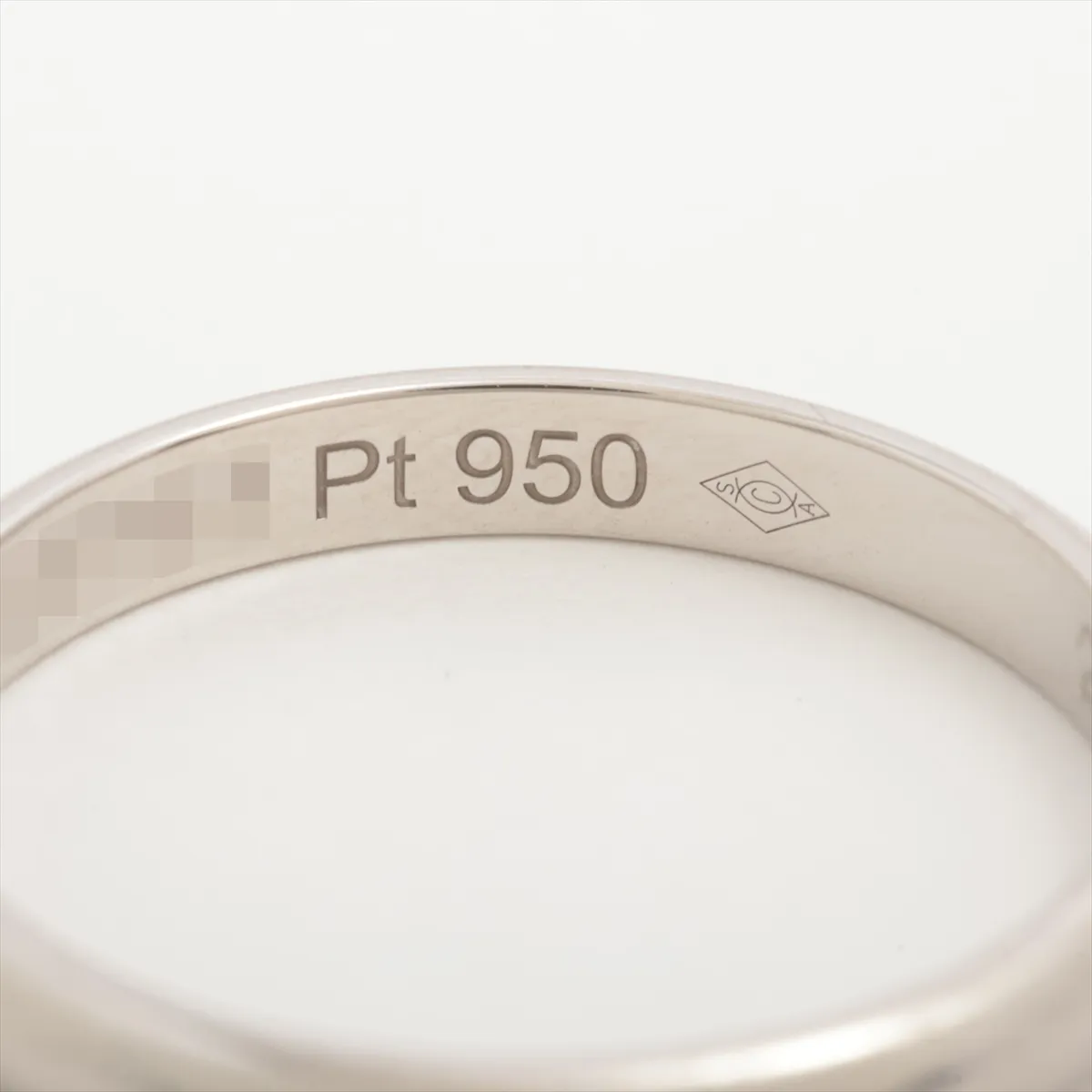 Wedding Ring, Pt950, 2.8g, Size 50, Name Engraving, SUT717 — view 4