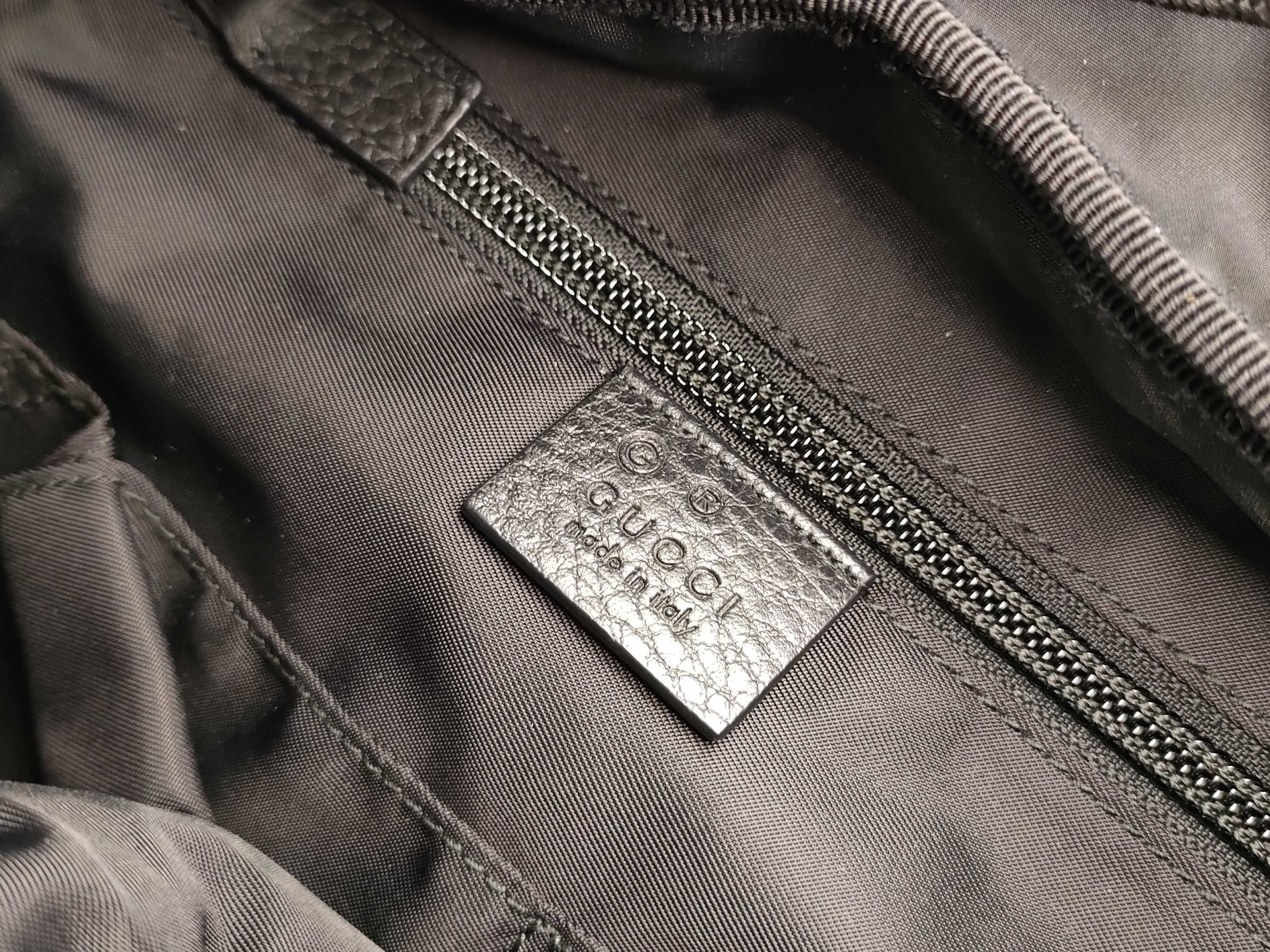 GG Gucci GG Nylon Rucksack Backpack Nylon Leather Black 510336 Outlet Product Rucksack — view 11