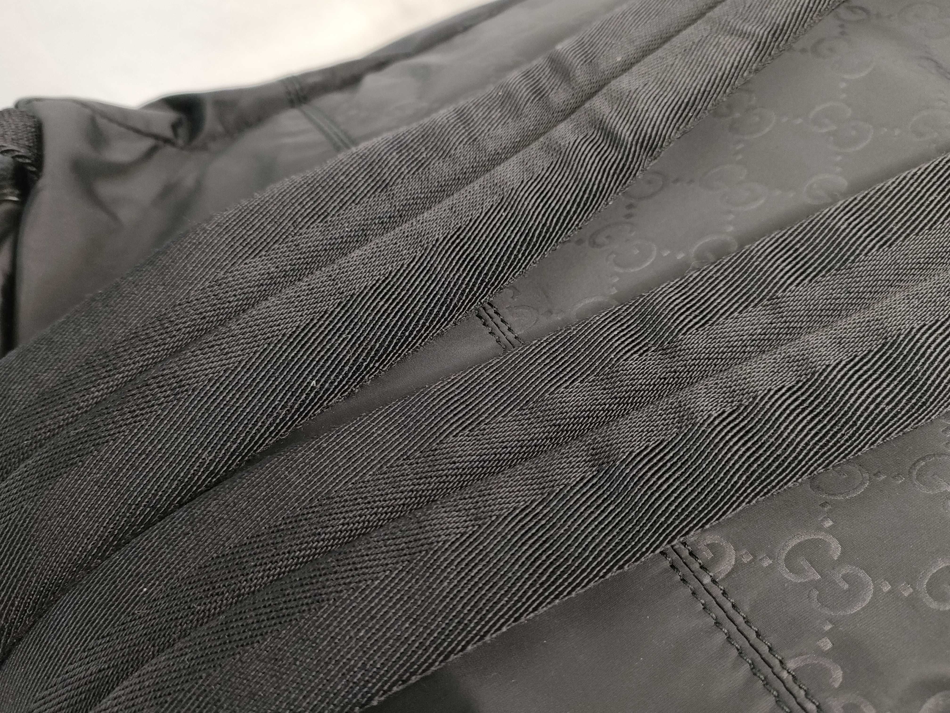 GG Gucci GG Nylon Rucksack Backpack Nylon Leather Black 510336 Outlet Product Rucksack — view 4