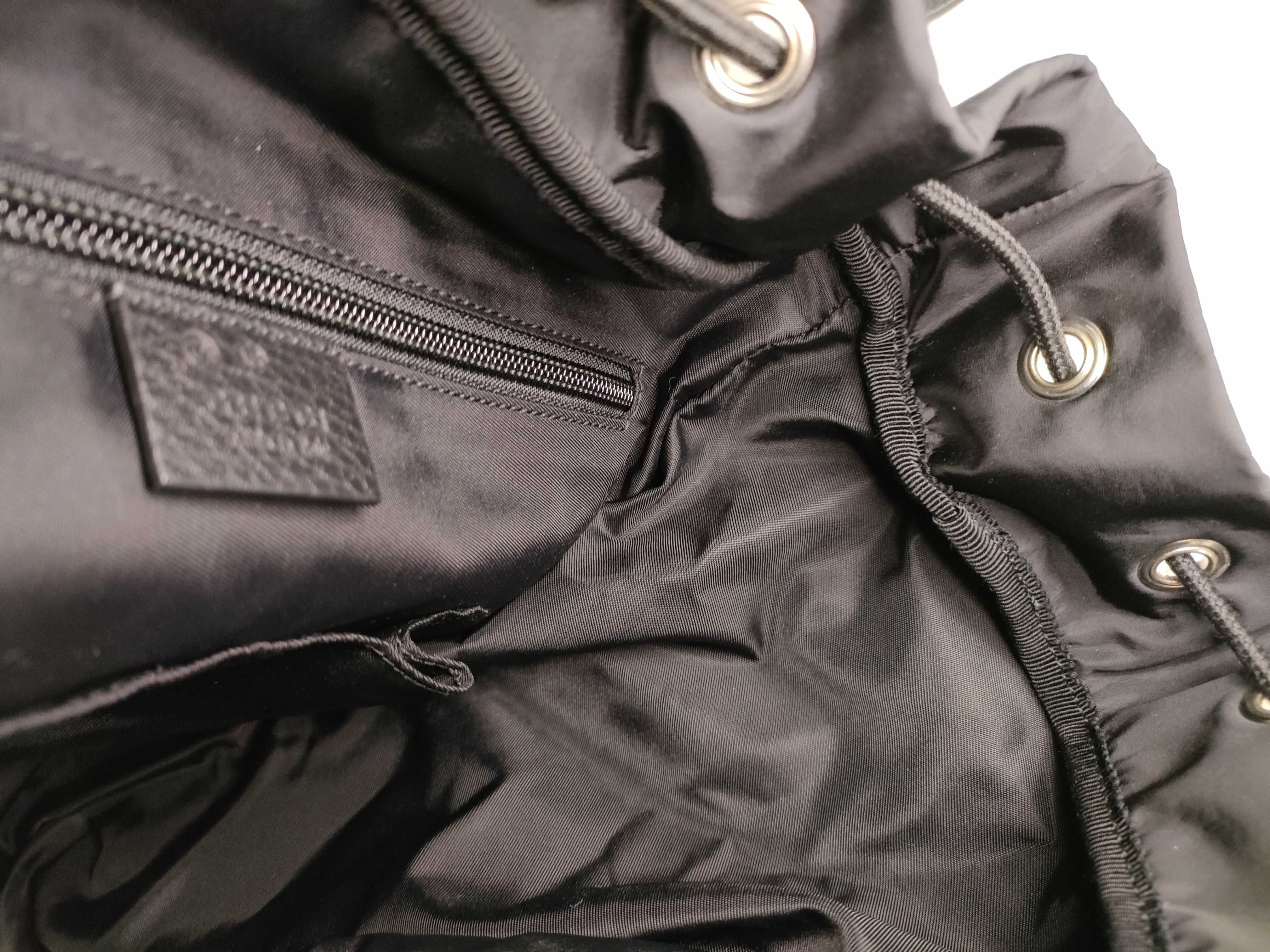 GG Gucci GG Nylon Rucksack Backpack Nylon Leather Black 510336 Outlet Product Rucksack — view 9