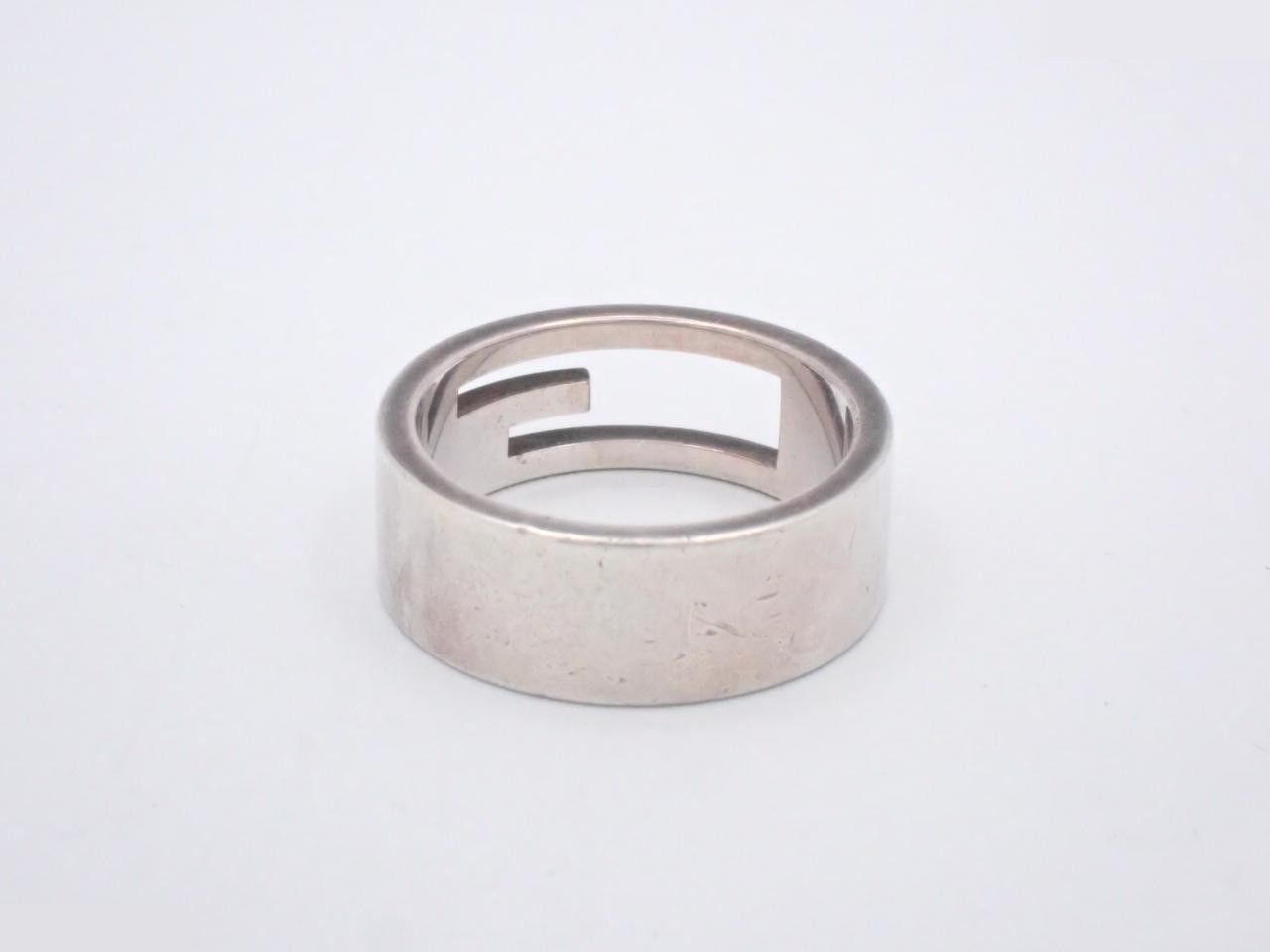 Branded G Ring, SV925, 8.7g, Size #19 — view 2
