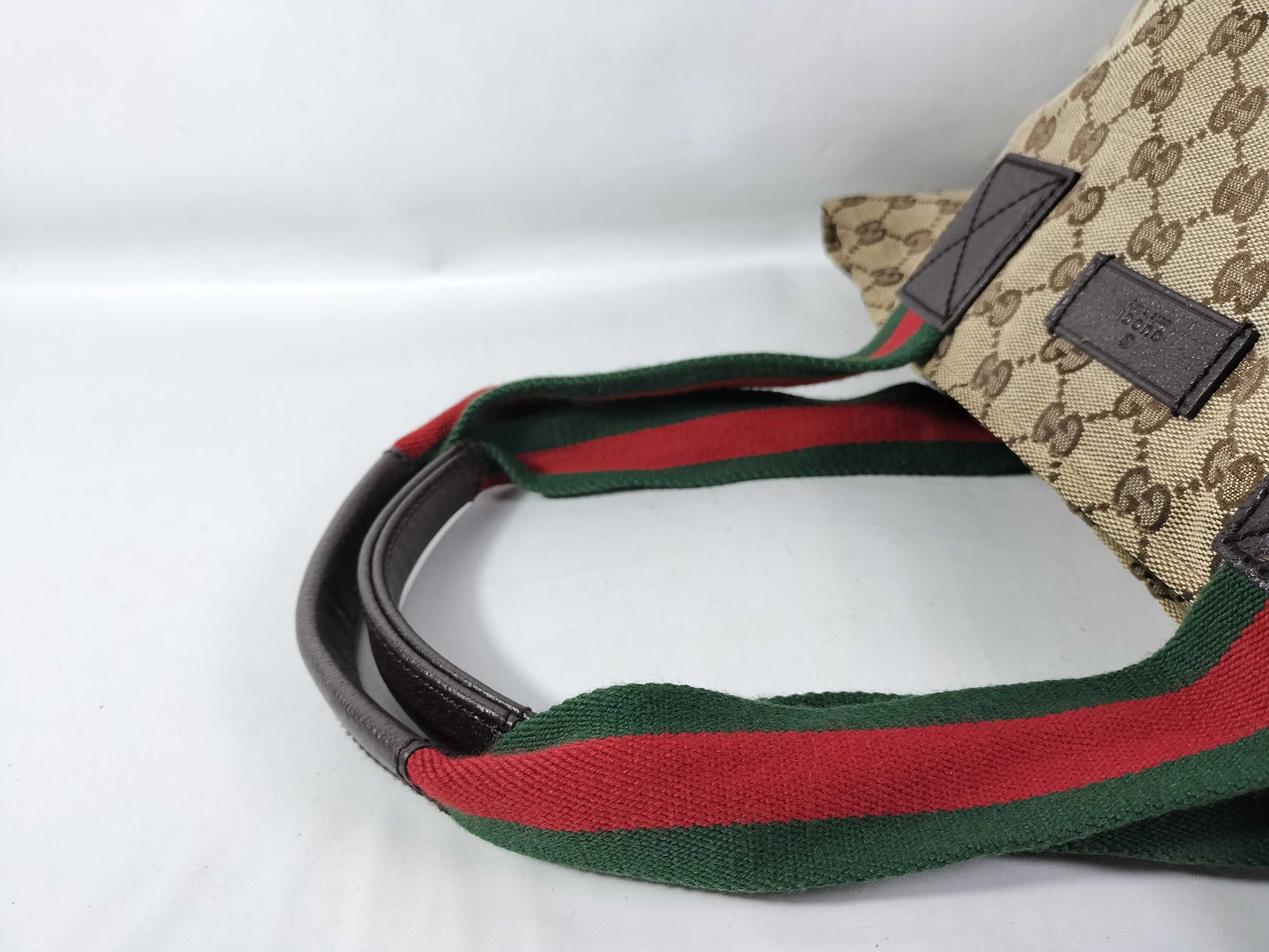 GG Canvas Handbag, Gucci GG Canvas Sherry Line 131230 Handbag — view 3