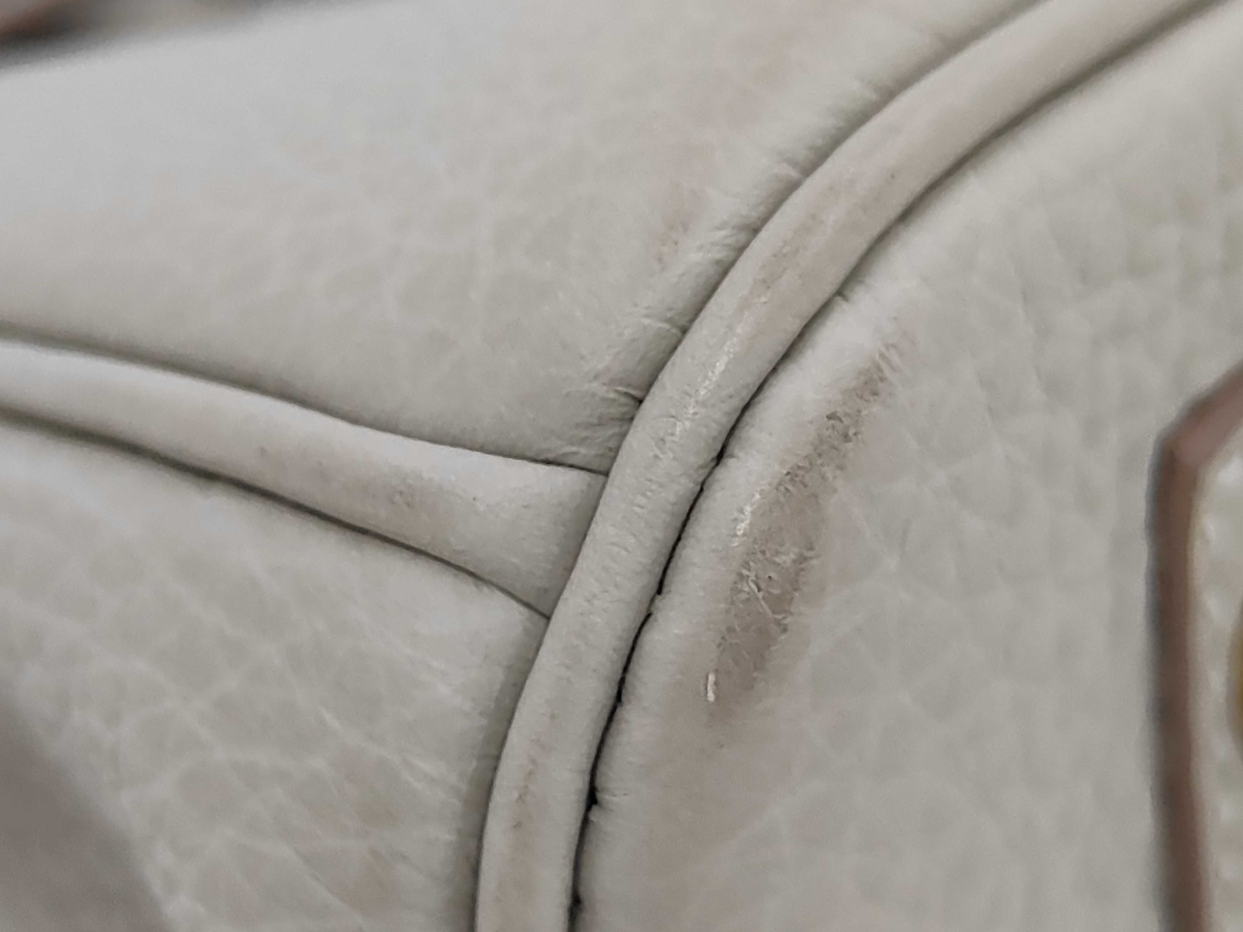 Birkin 30 White Gray Gold Metal Fittings Z Engraved Handbag — view 4