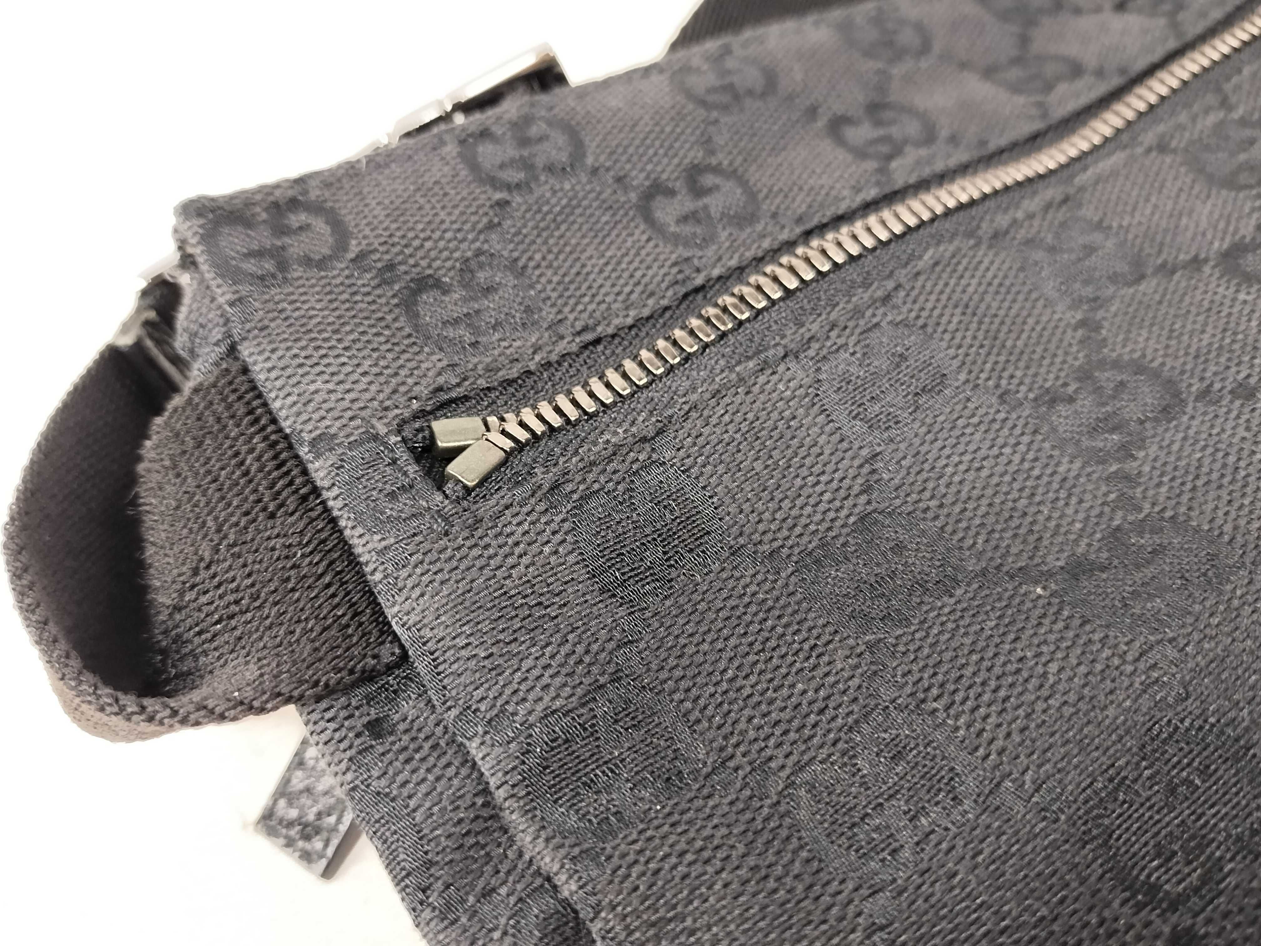 GG Canvas Waist Bag, Black — view 15