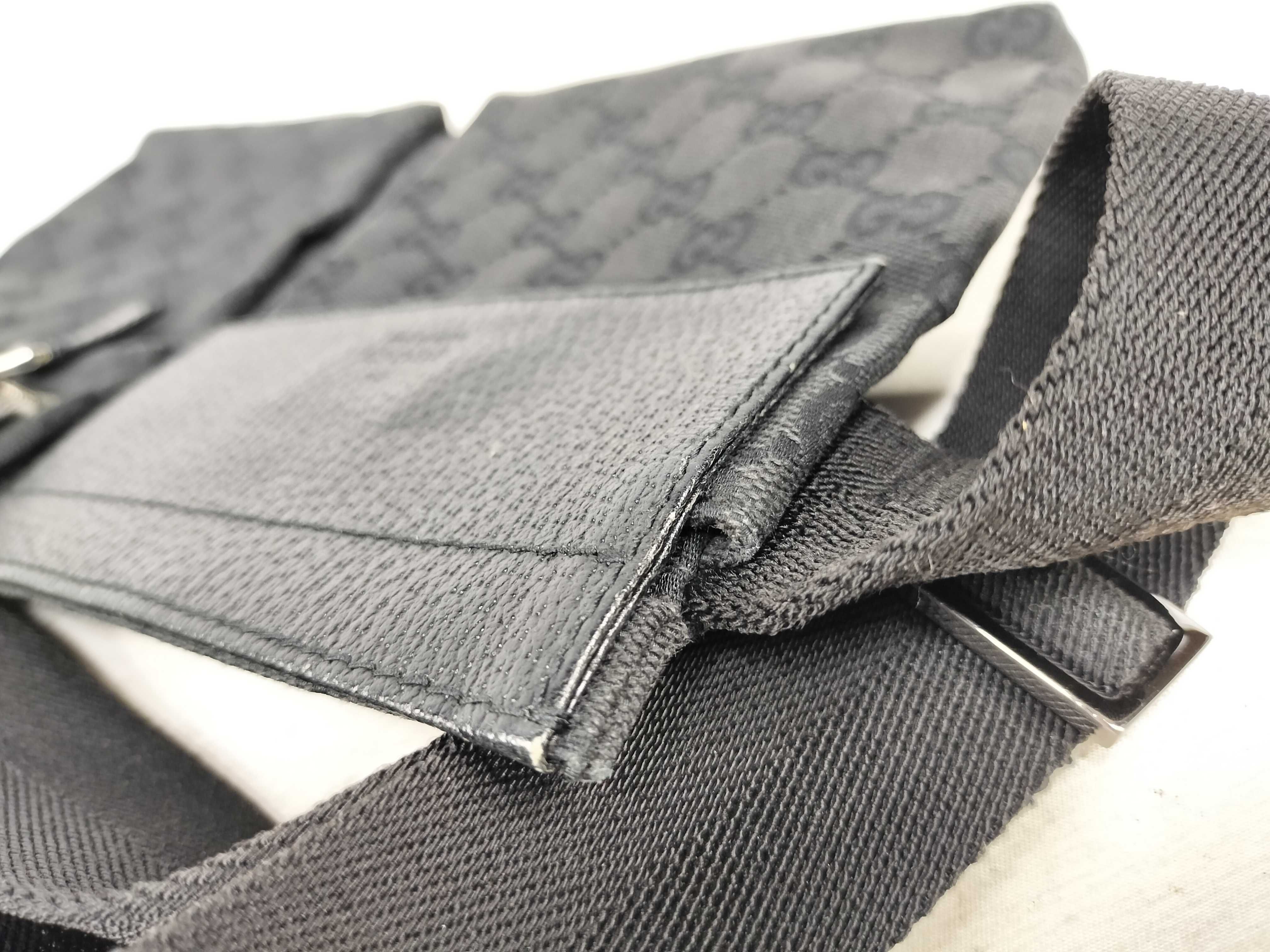 GG Canvas Waist Bag, Black — view 5