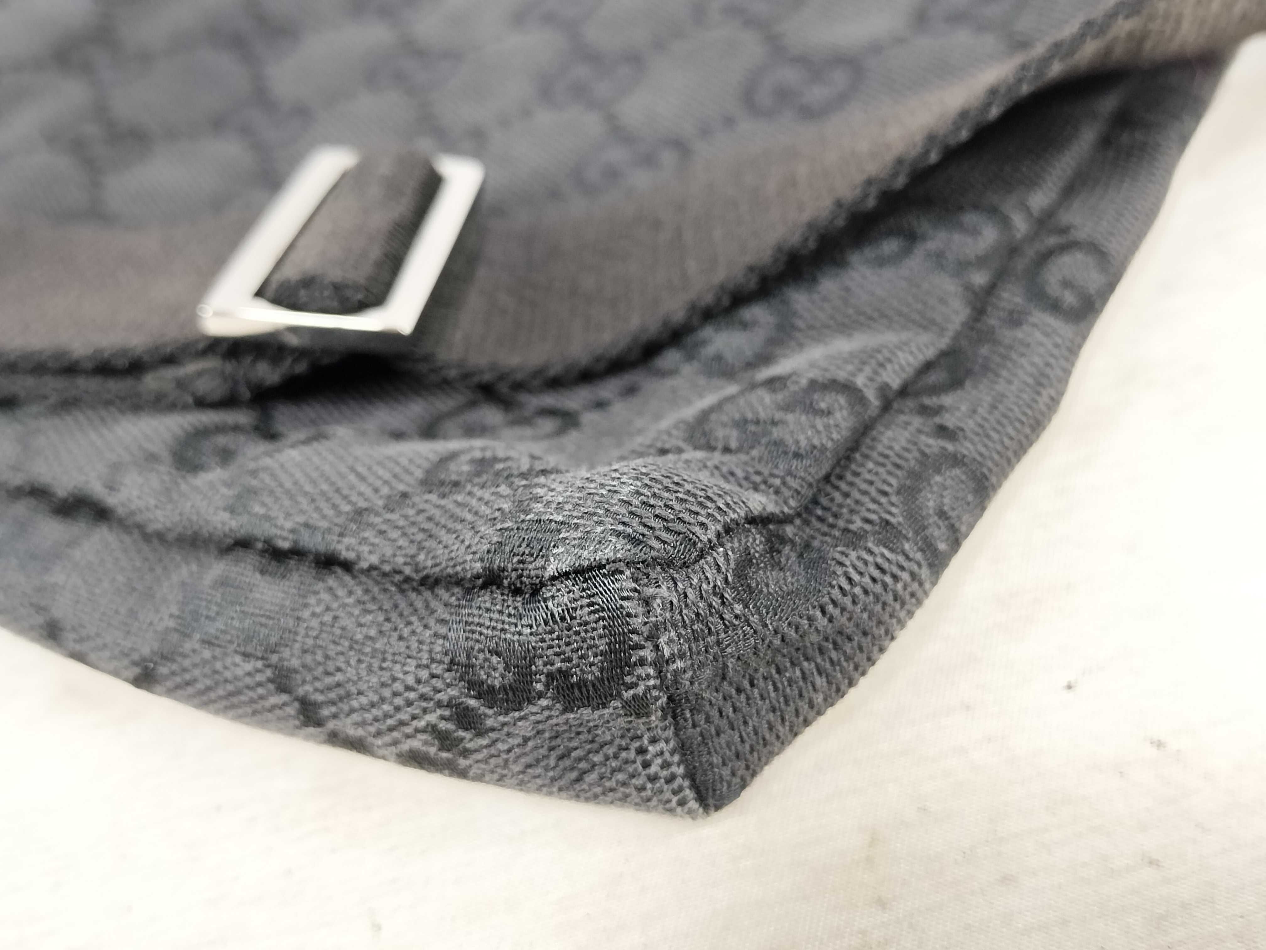 GG Canvas Waist Bag, Black — view 7