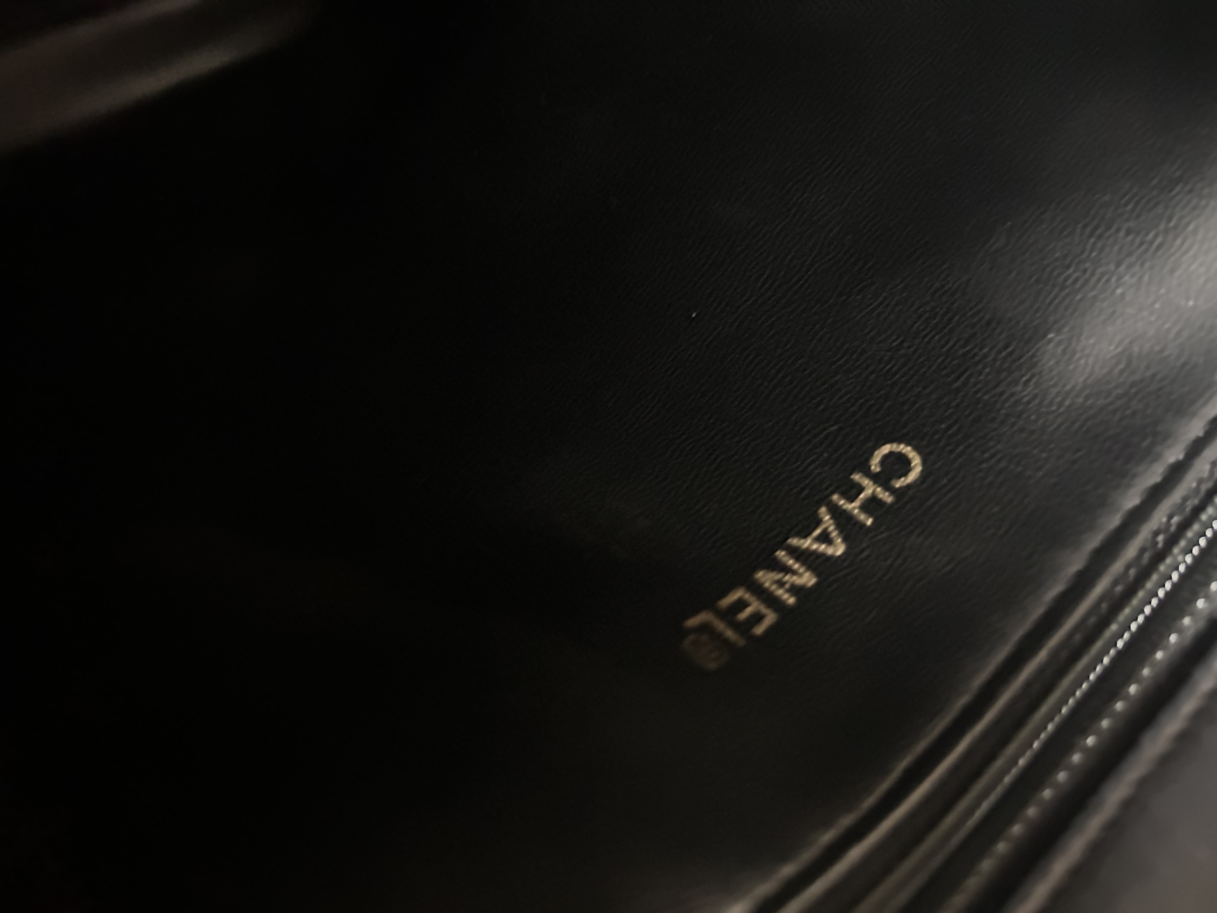 Lambskin Chain Tote Bag — view 9