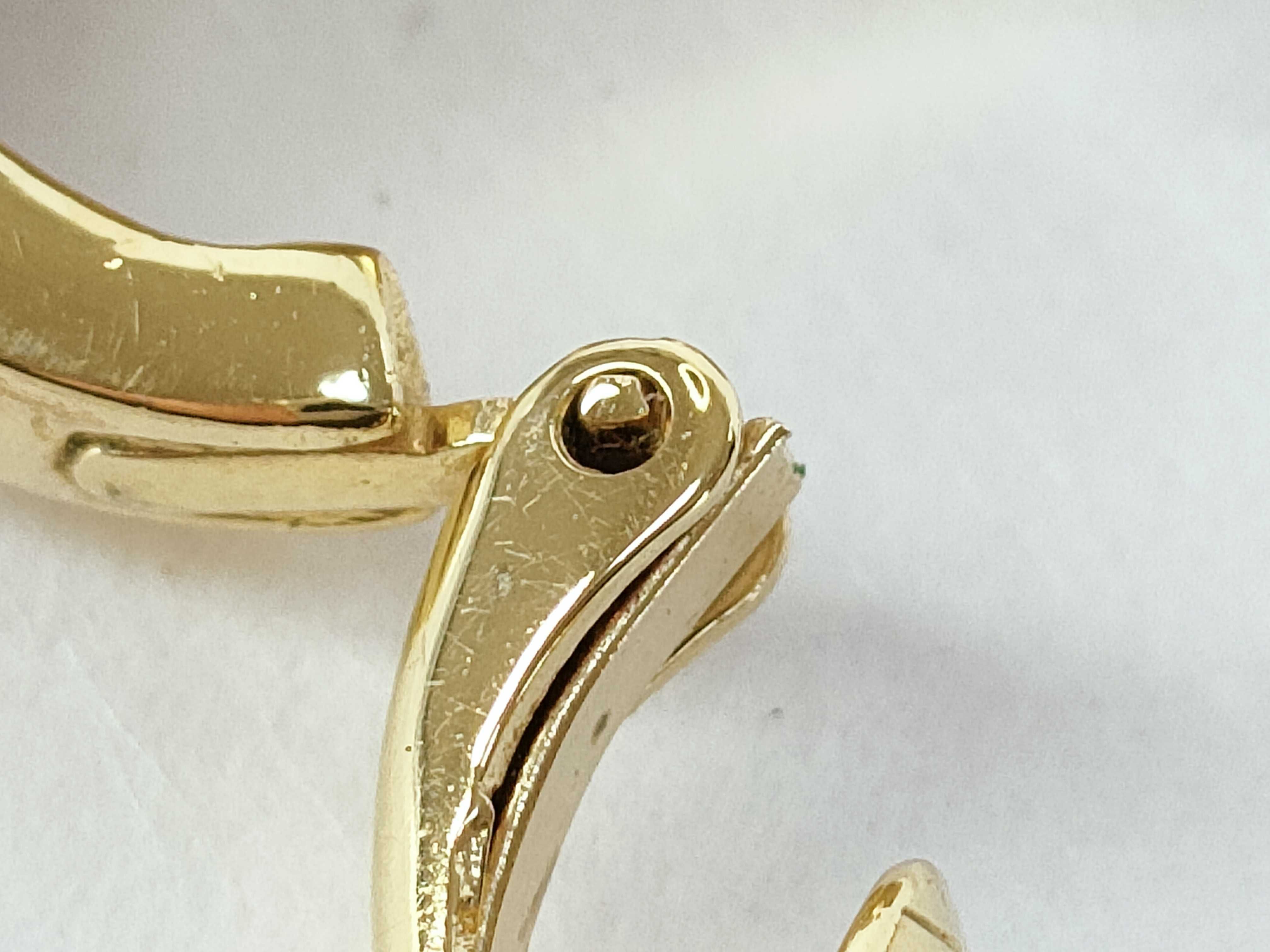 earrings, belt motif earrings — view 8