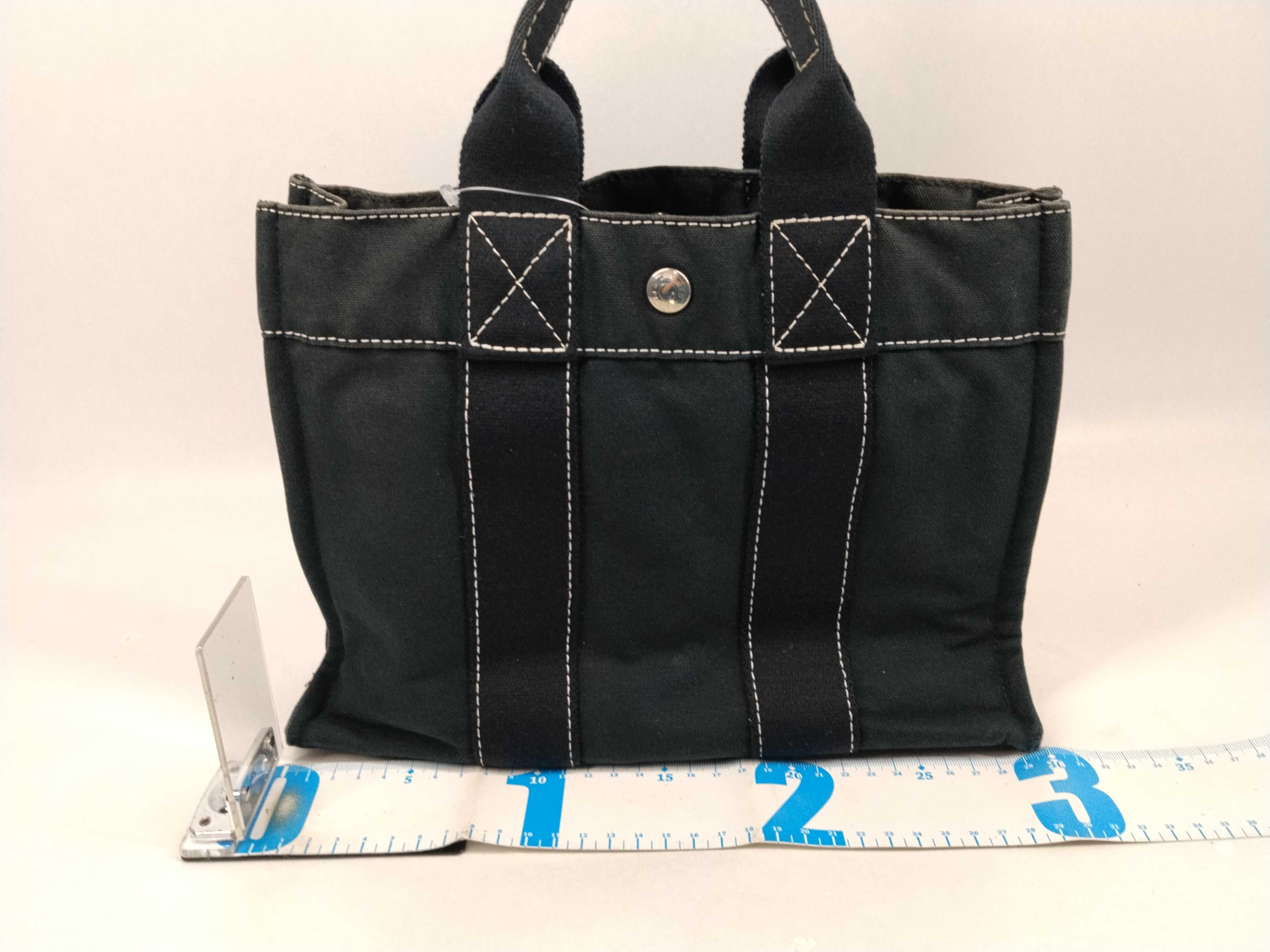 Deauville PM Black Tote Bag — view 2