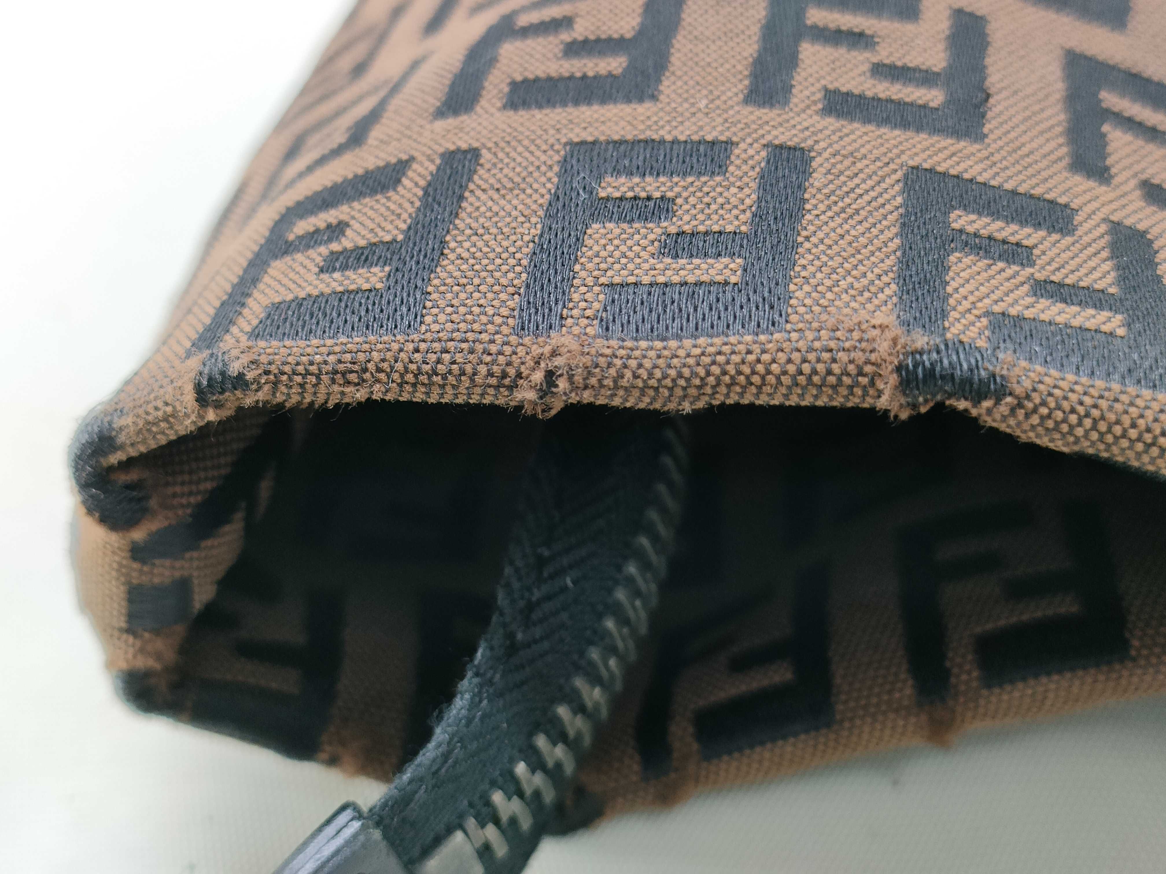 Zucca Pattern Fendi Zucchino Tote Bag Brown Tote Bag — view 11