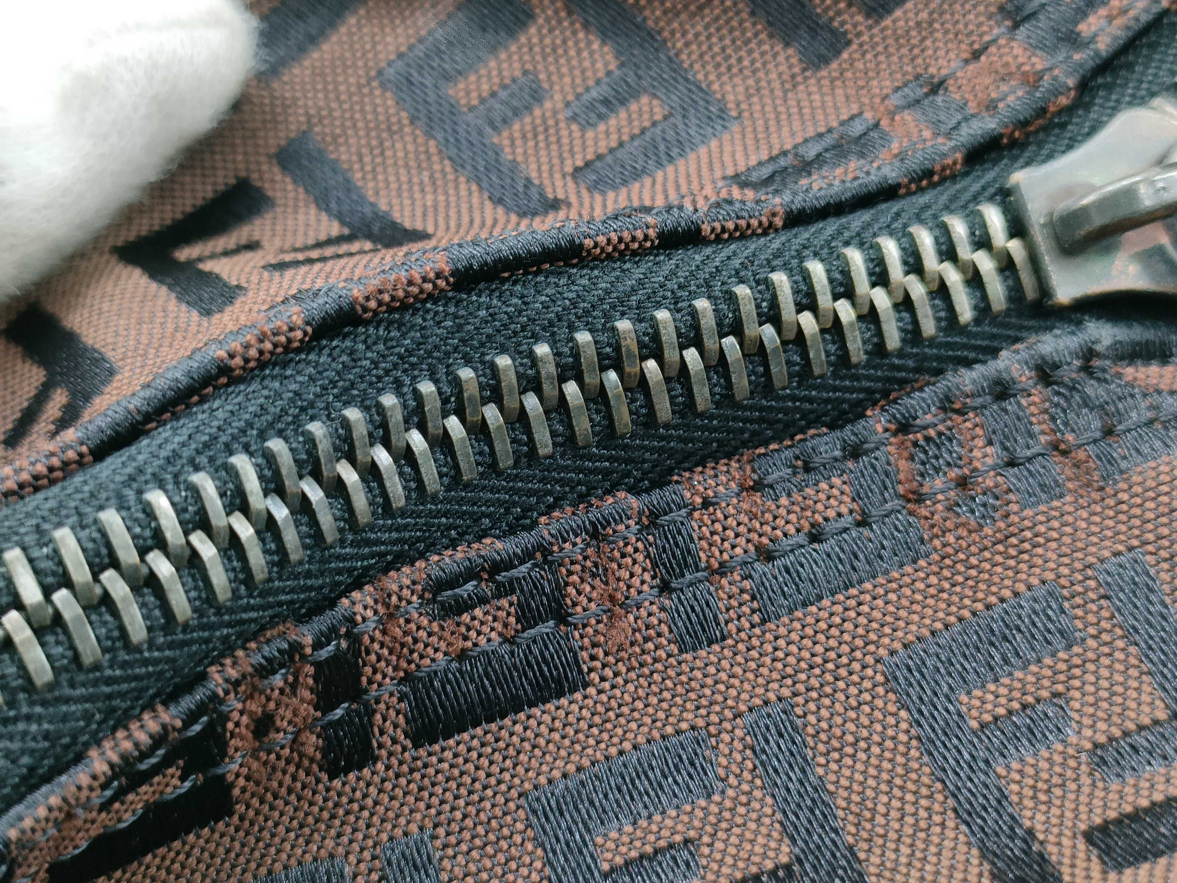 Zucca Pattern Fendi Zucchino Tote Bag Brown Tote Bag — view 14
