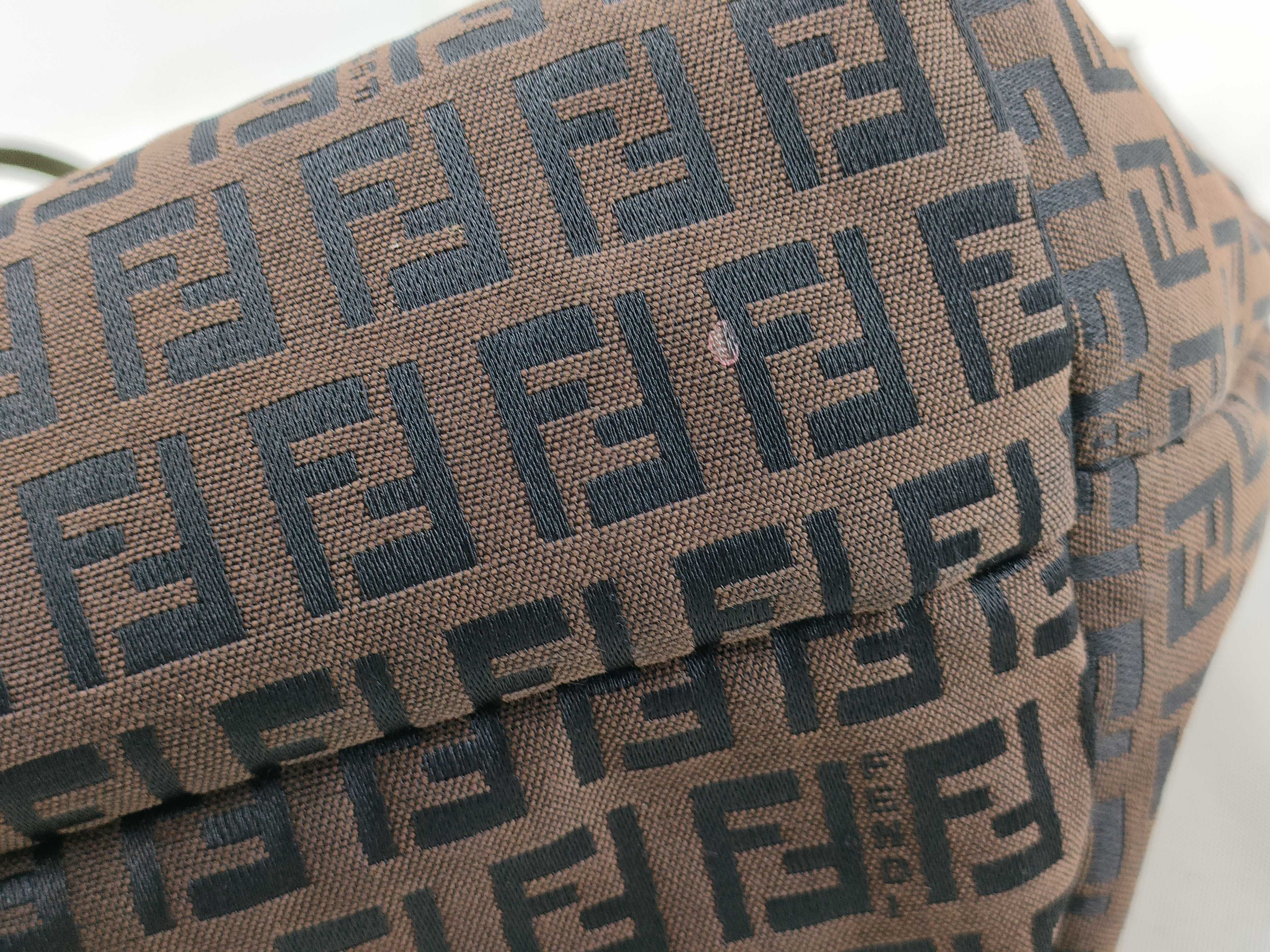 Zucca Pattern Fendi Zucchino Tote Bag Brown Tote Bag — view 15