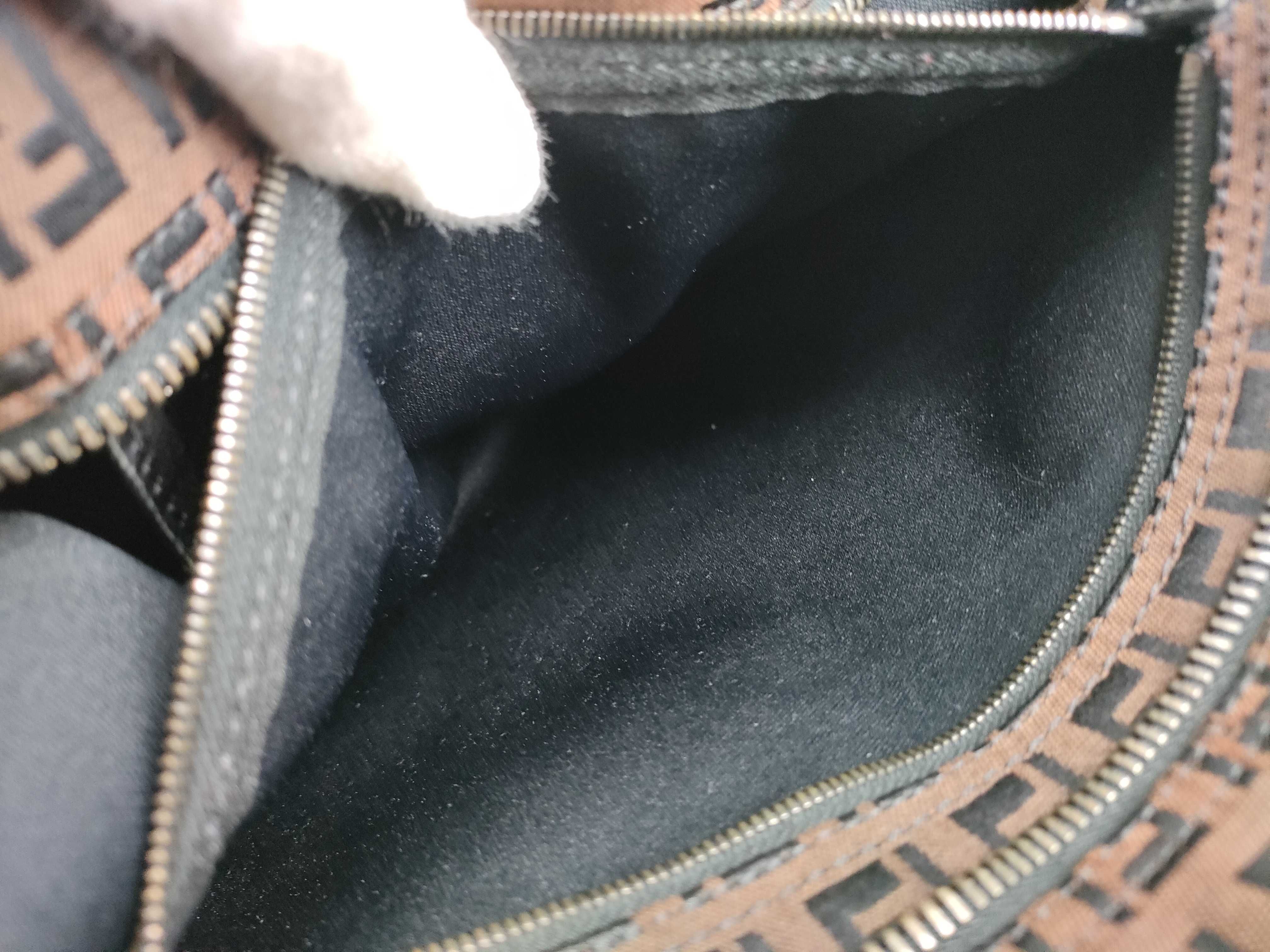 Zucca Pattern Fendi Zucchino Tote Bag Brown Tote Bag — view 9