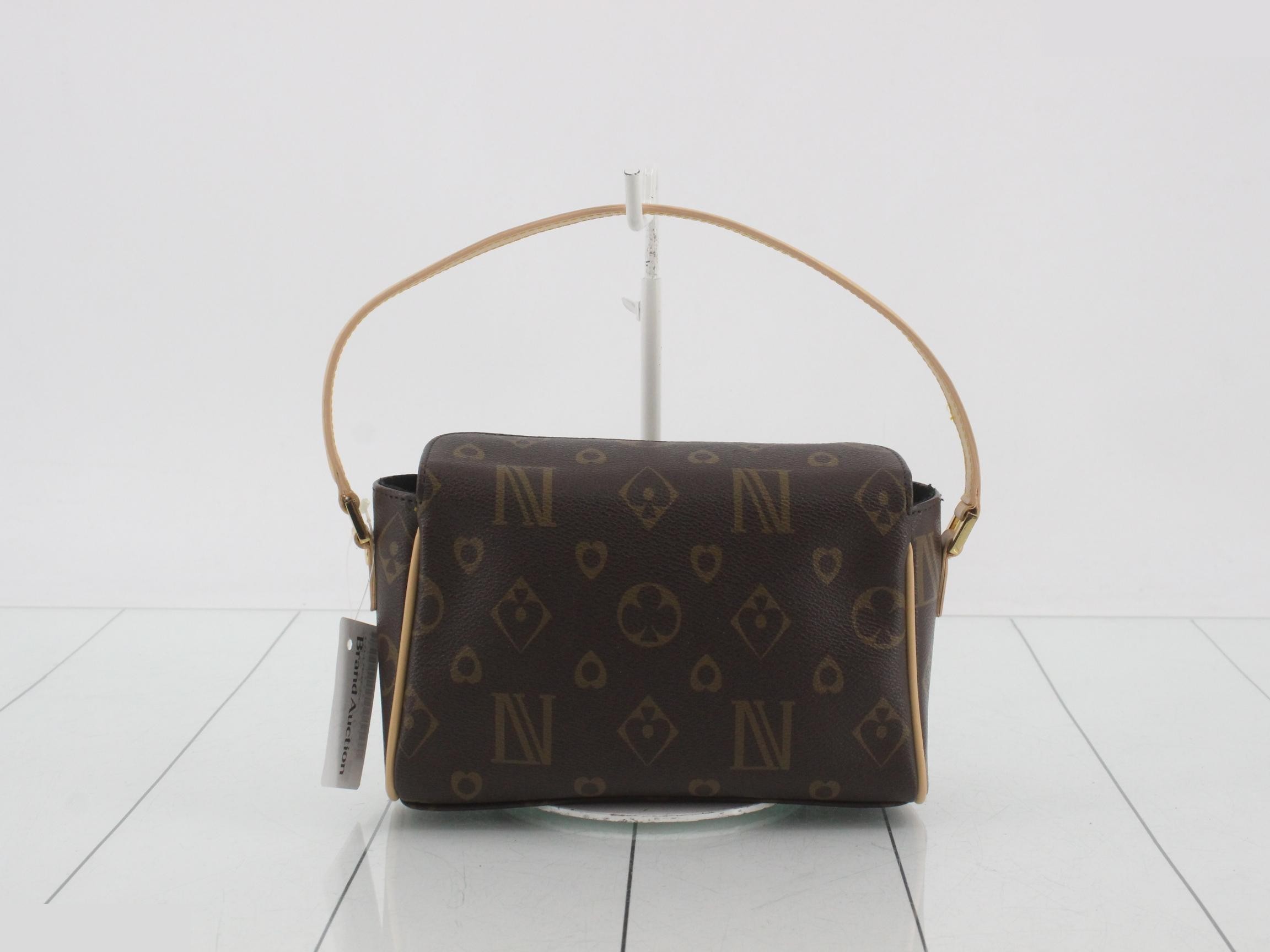 Diana logo all-over print, brown, W21 H13 D7.5 — view 2