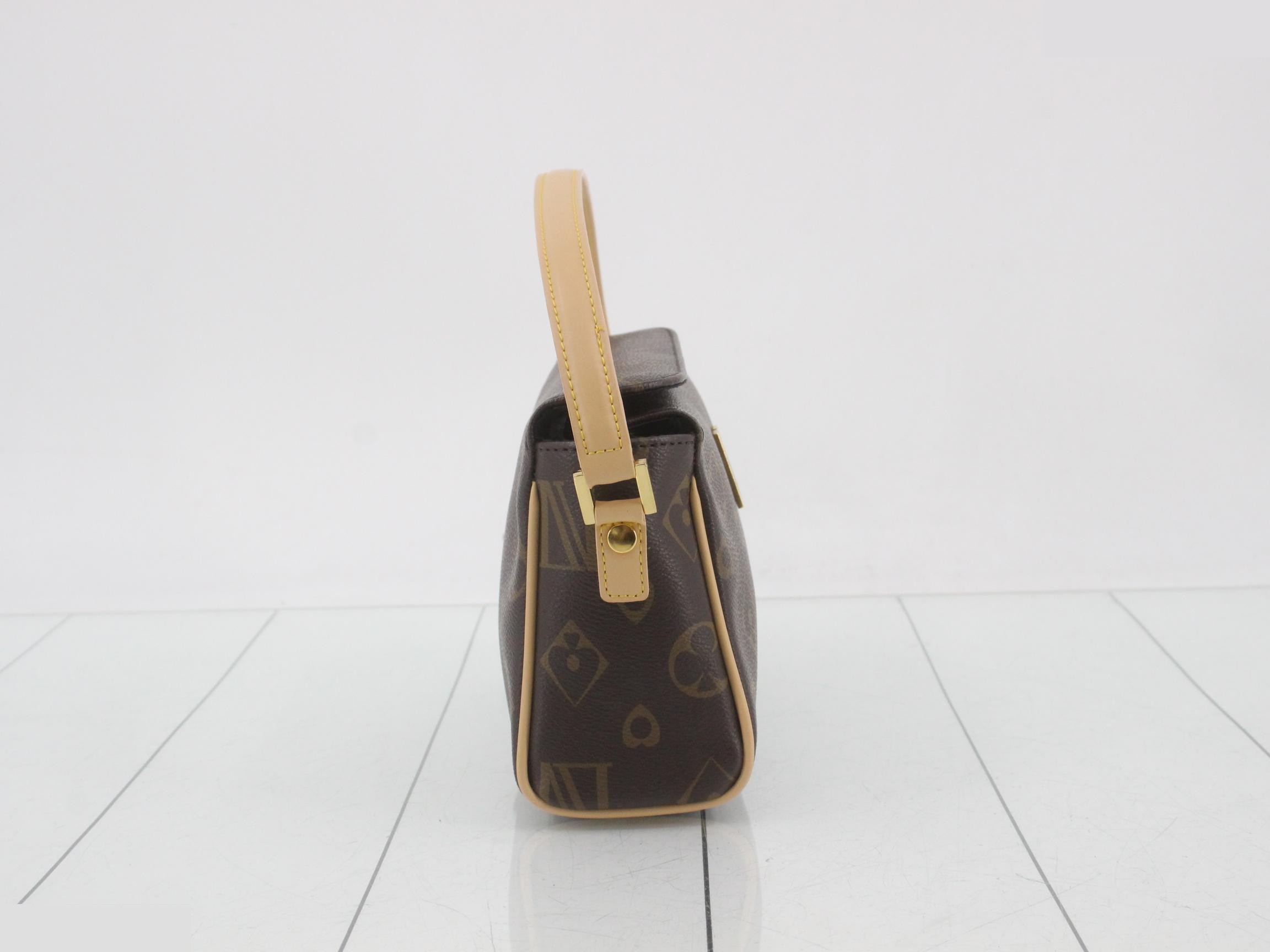 Diana logo all-over print, brown, W21 H13 D7.5 — view 4
