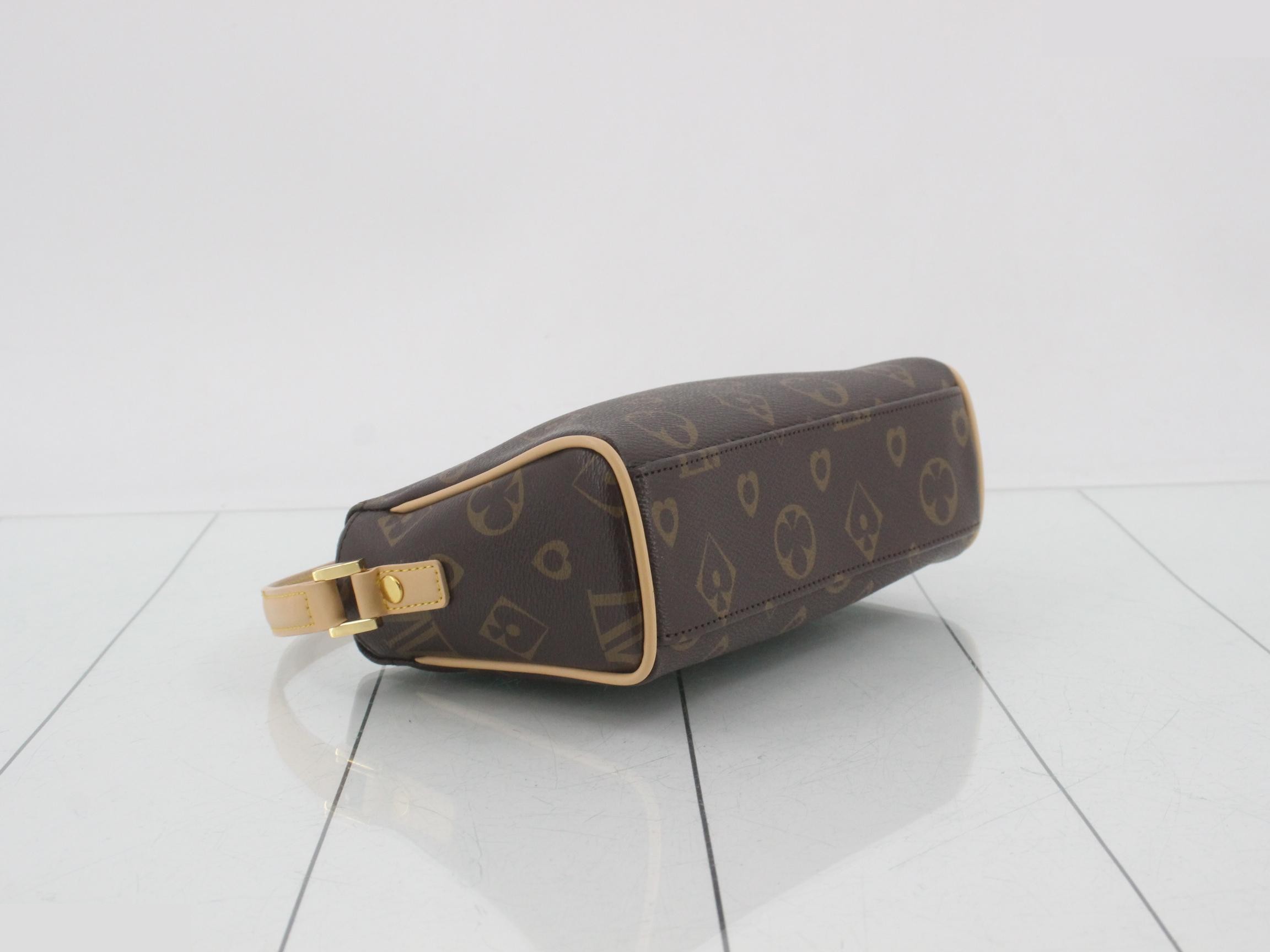 Diana logo all-over print, brown, W21 H13 D7.5 — view 5