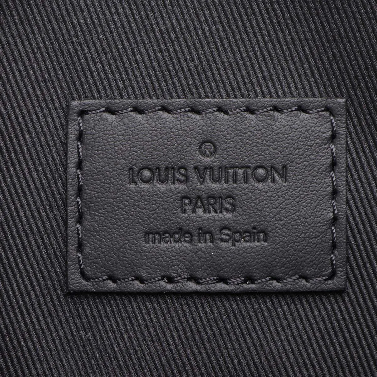 LV Aerogram Takeoff Tote M57308 Black (RFID detected) — view 11