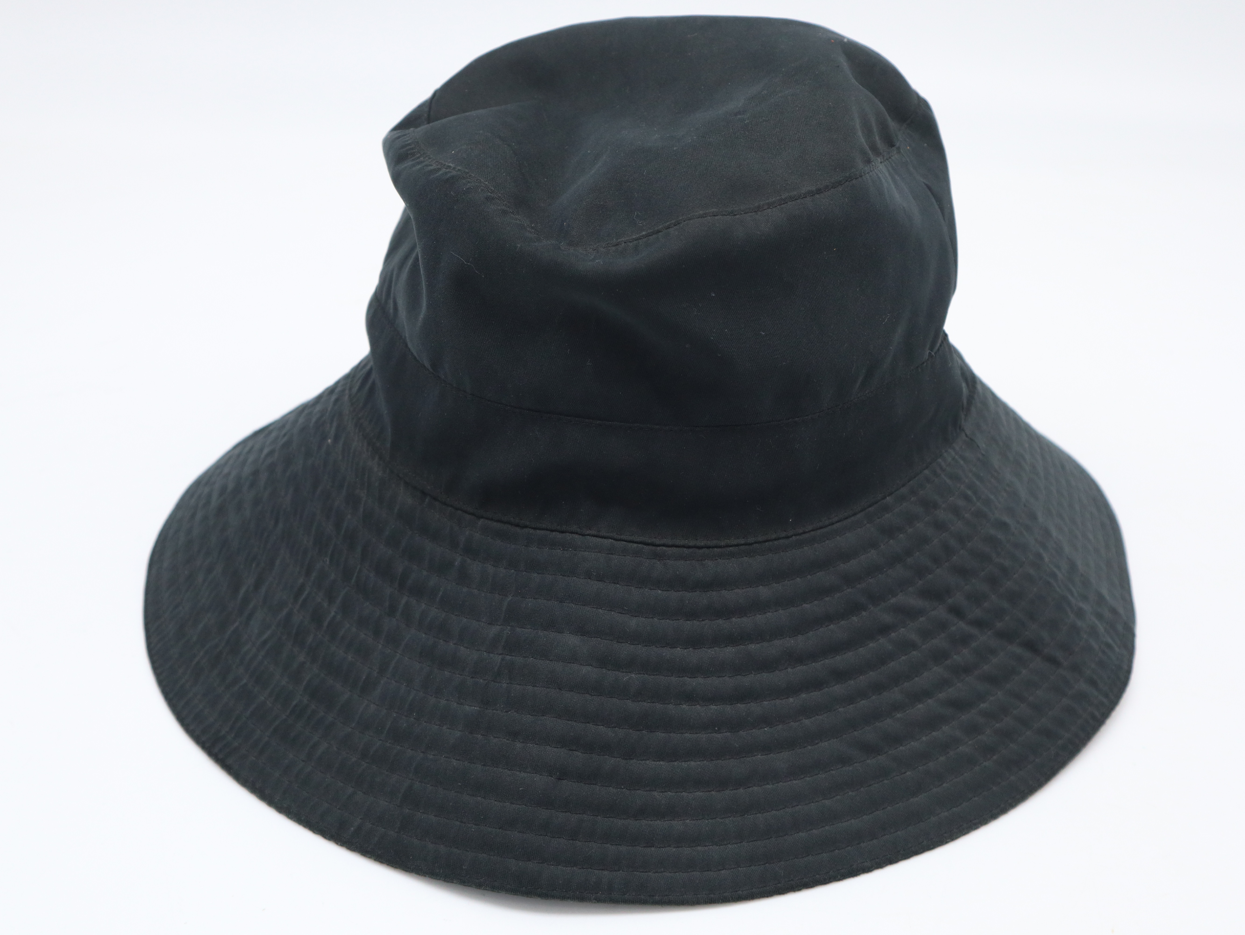 Polyester x Nylon Bucket Hat, Black, Size: 56, Other Accessories