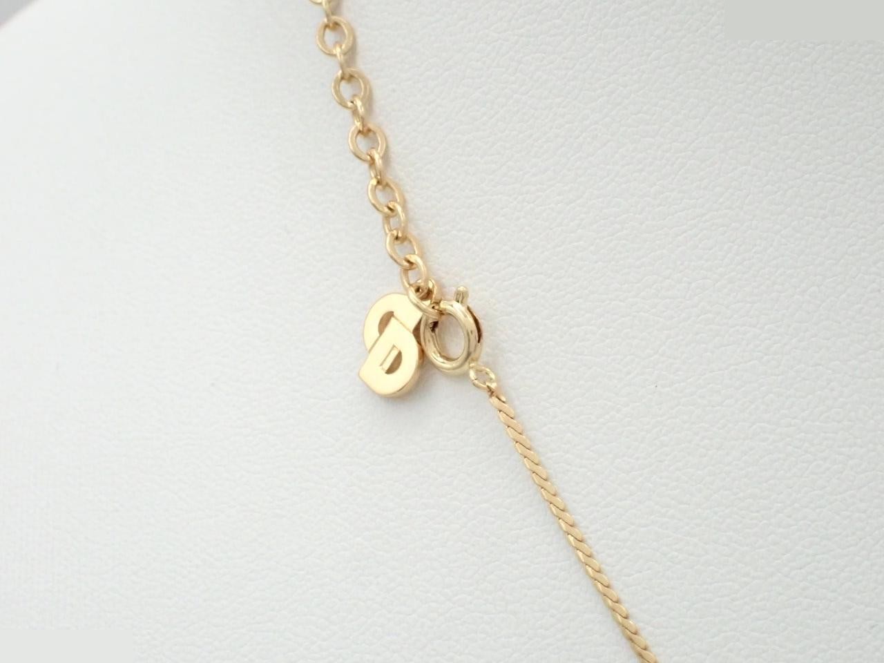 Gold necklace, chain approximately 42cm — view 2
