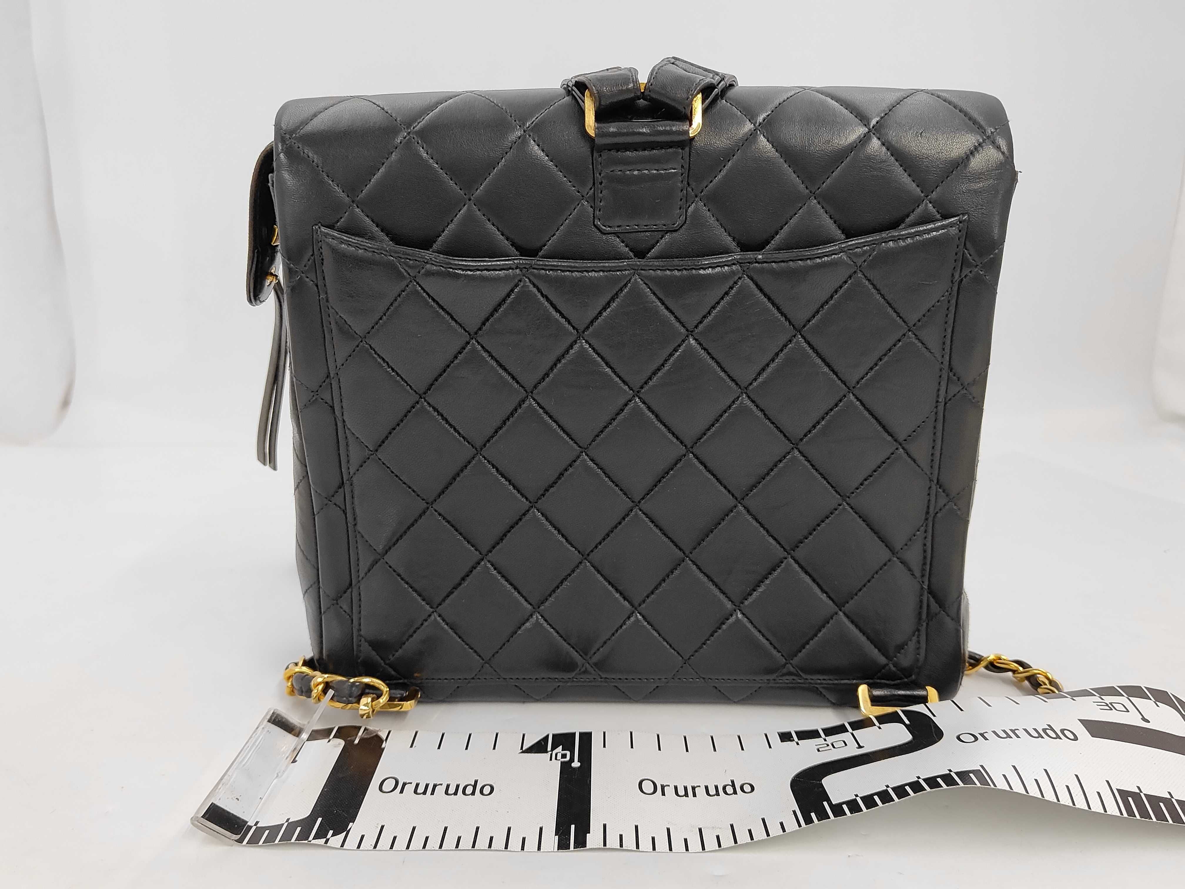 Lambskin Matelassé Chain Backpack — view 2