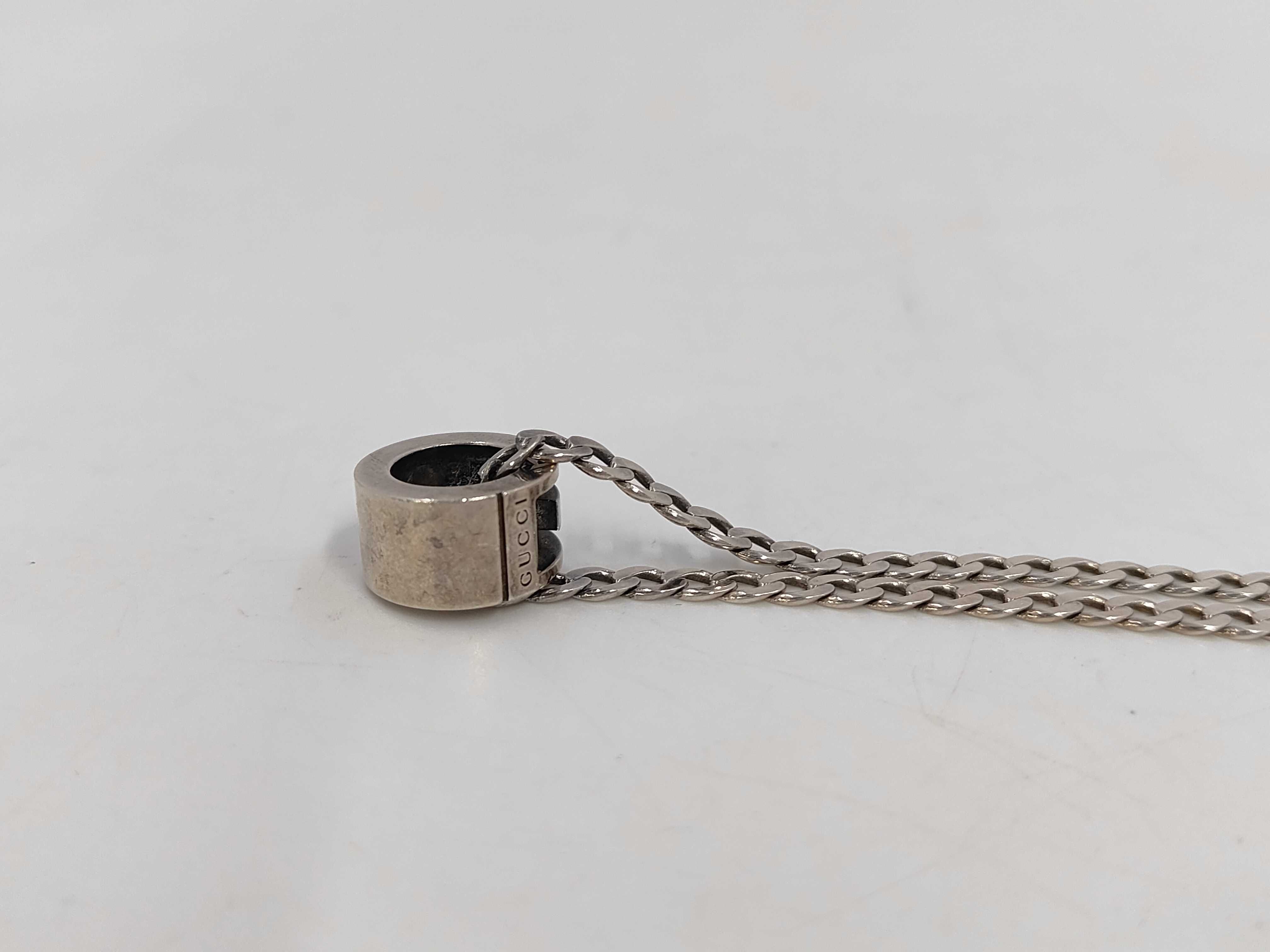 Logo Necklace, Silver Necklace — view 3