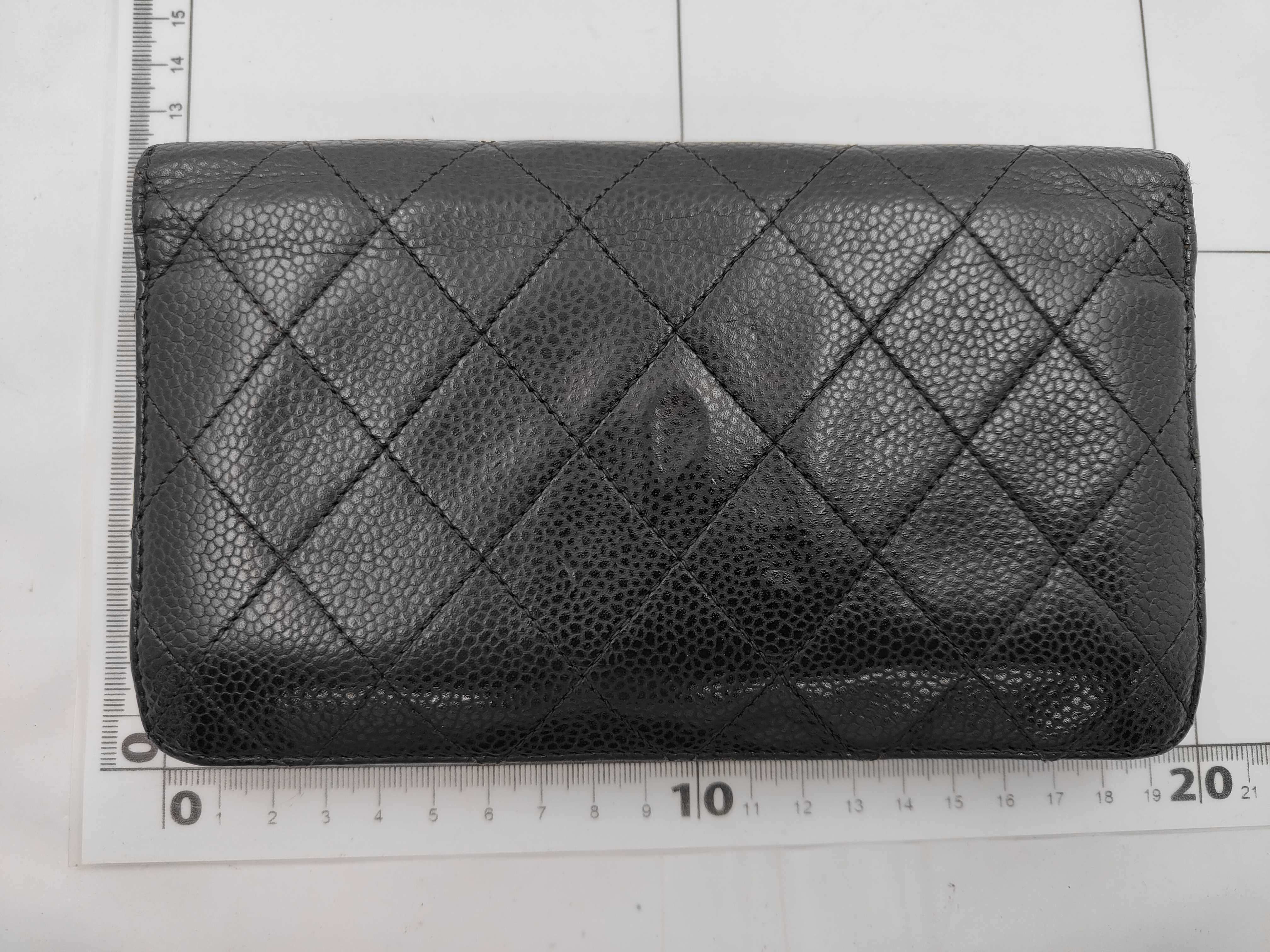 Matelassé Caviar Leather Wallet — view 2