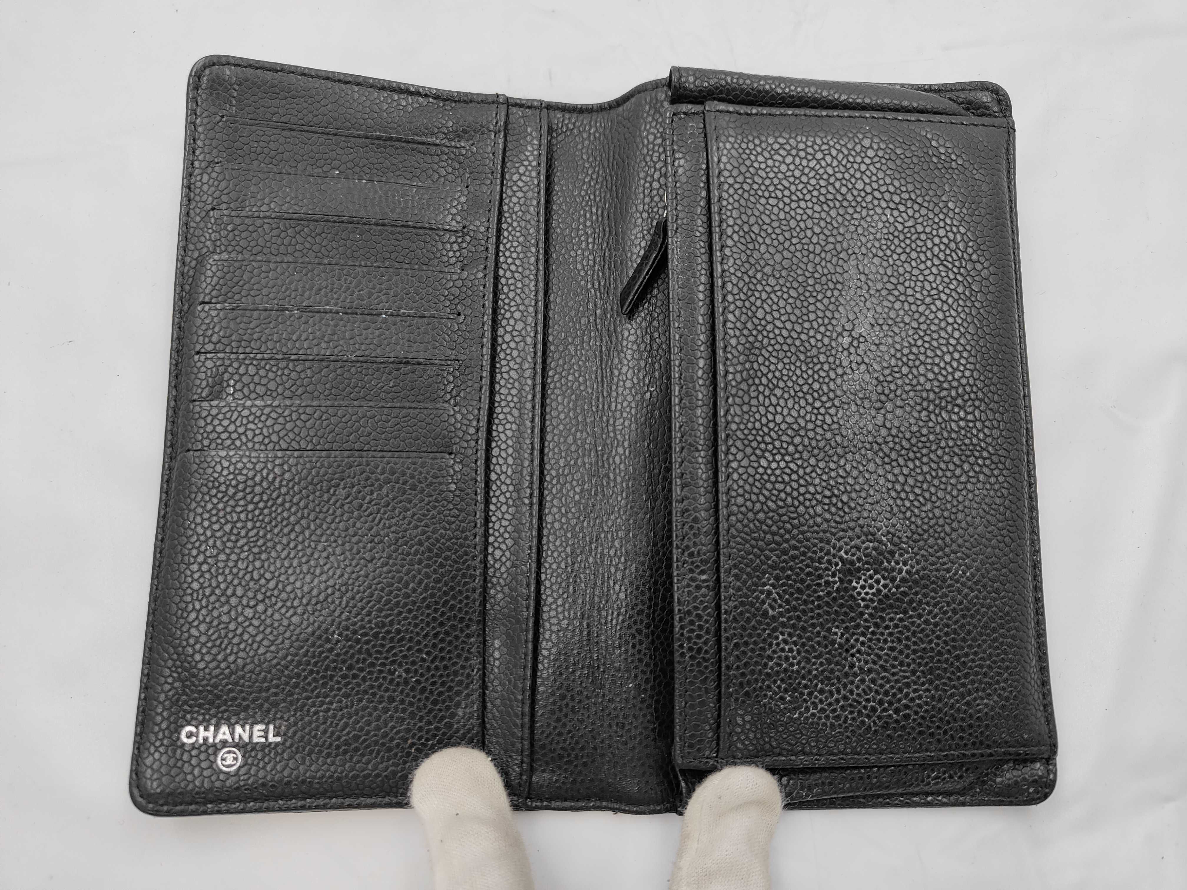 Matelassé Caviar Leather Wallet — view 4