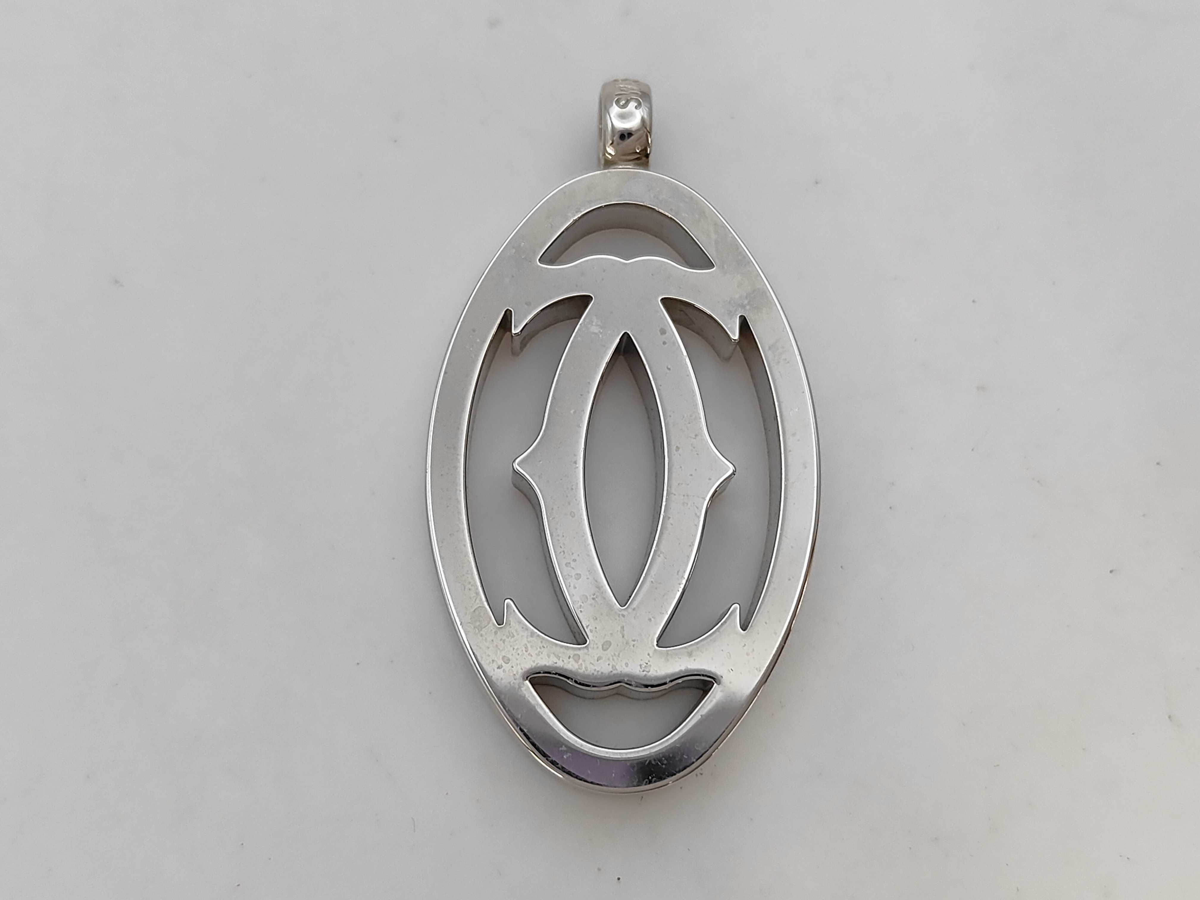 C2 logo necklace pendant