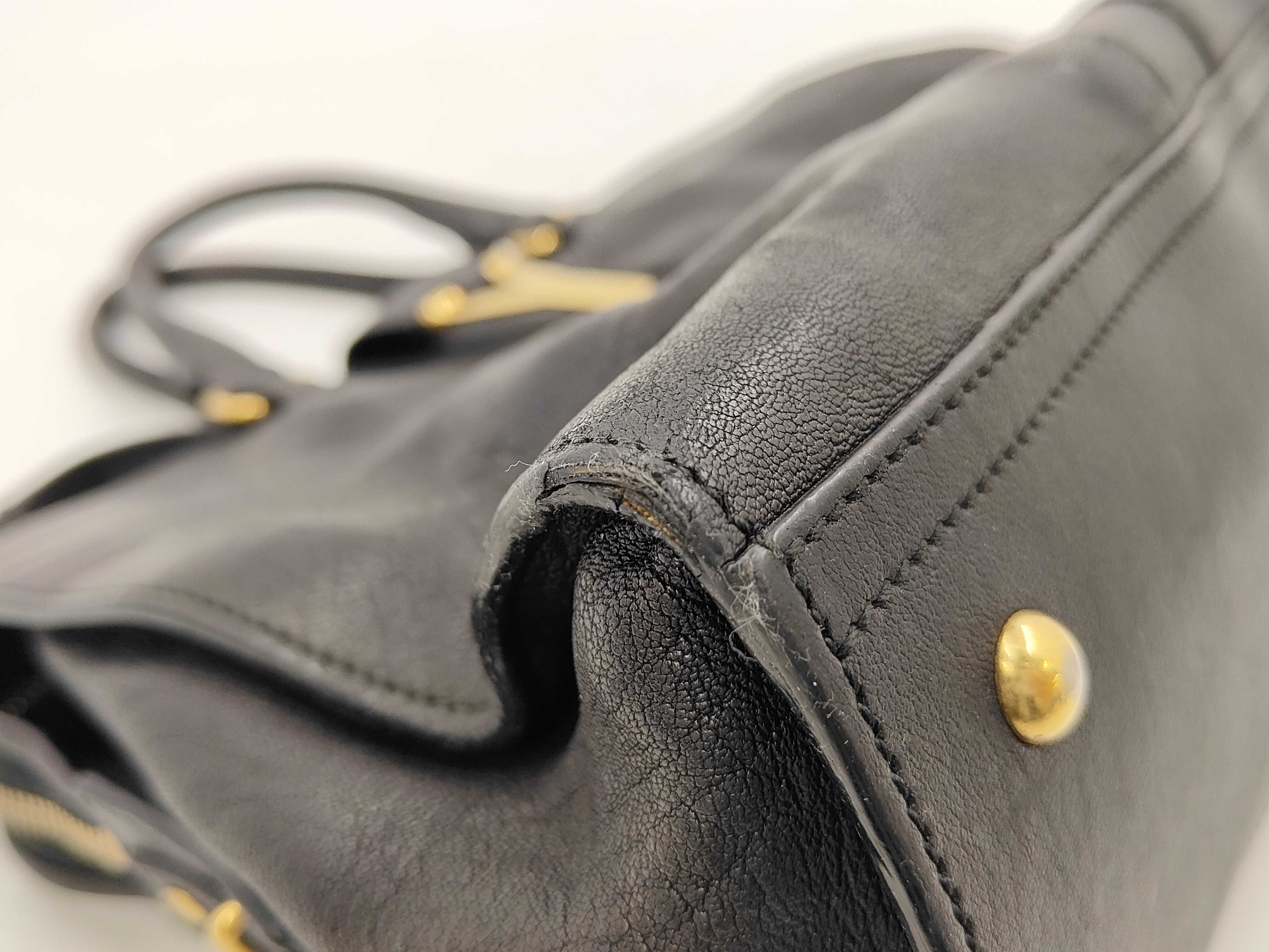 BAG CABAS 297957 LEATHER 2WAY BLACK Tote Bag — view 8