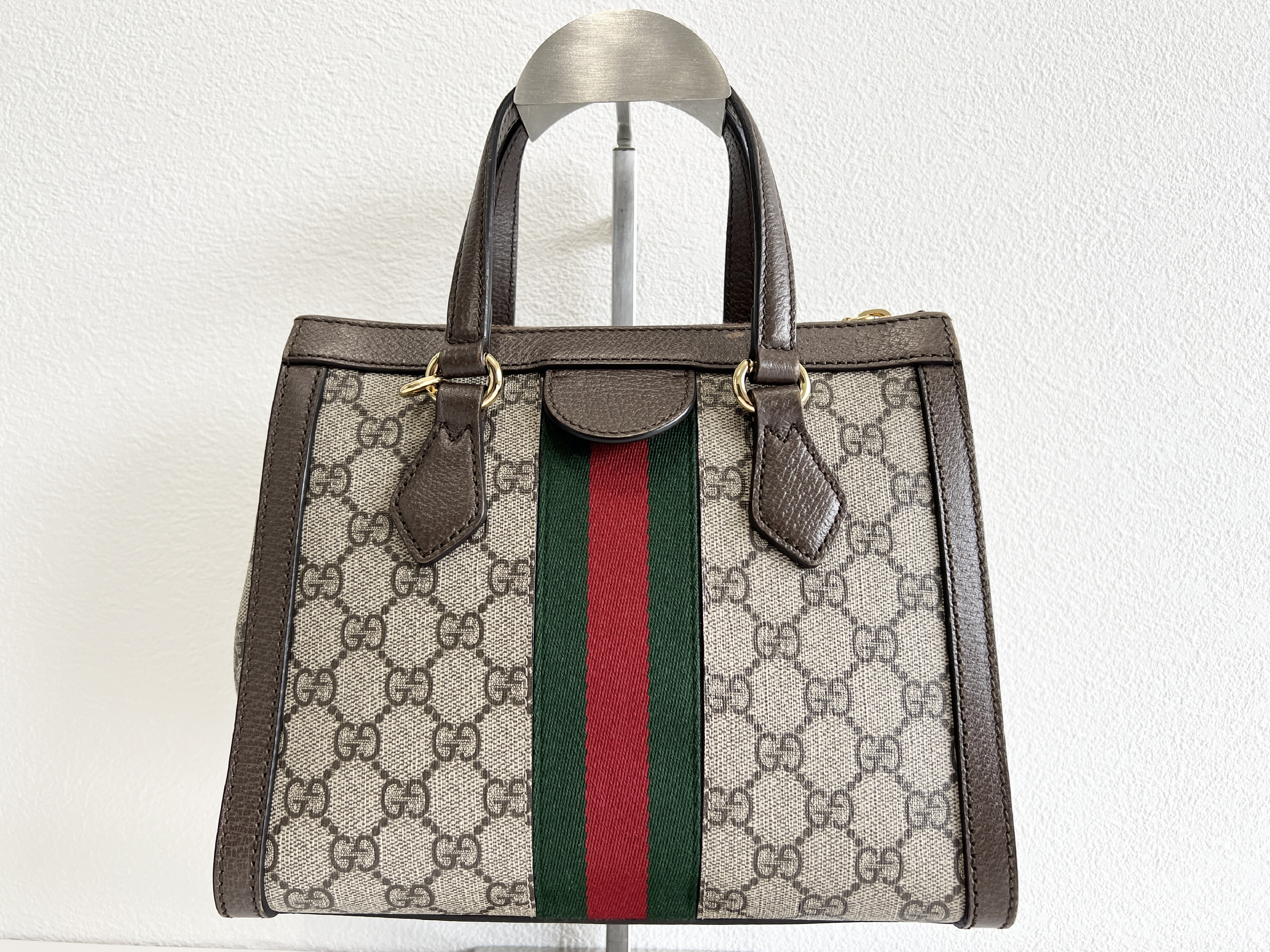 Ophidia GG Supreme Sherry Line Leather 2way Shoulder Bag Handbag Shoulder Bag — view 2