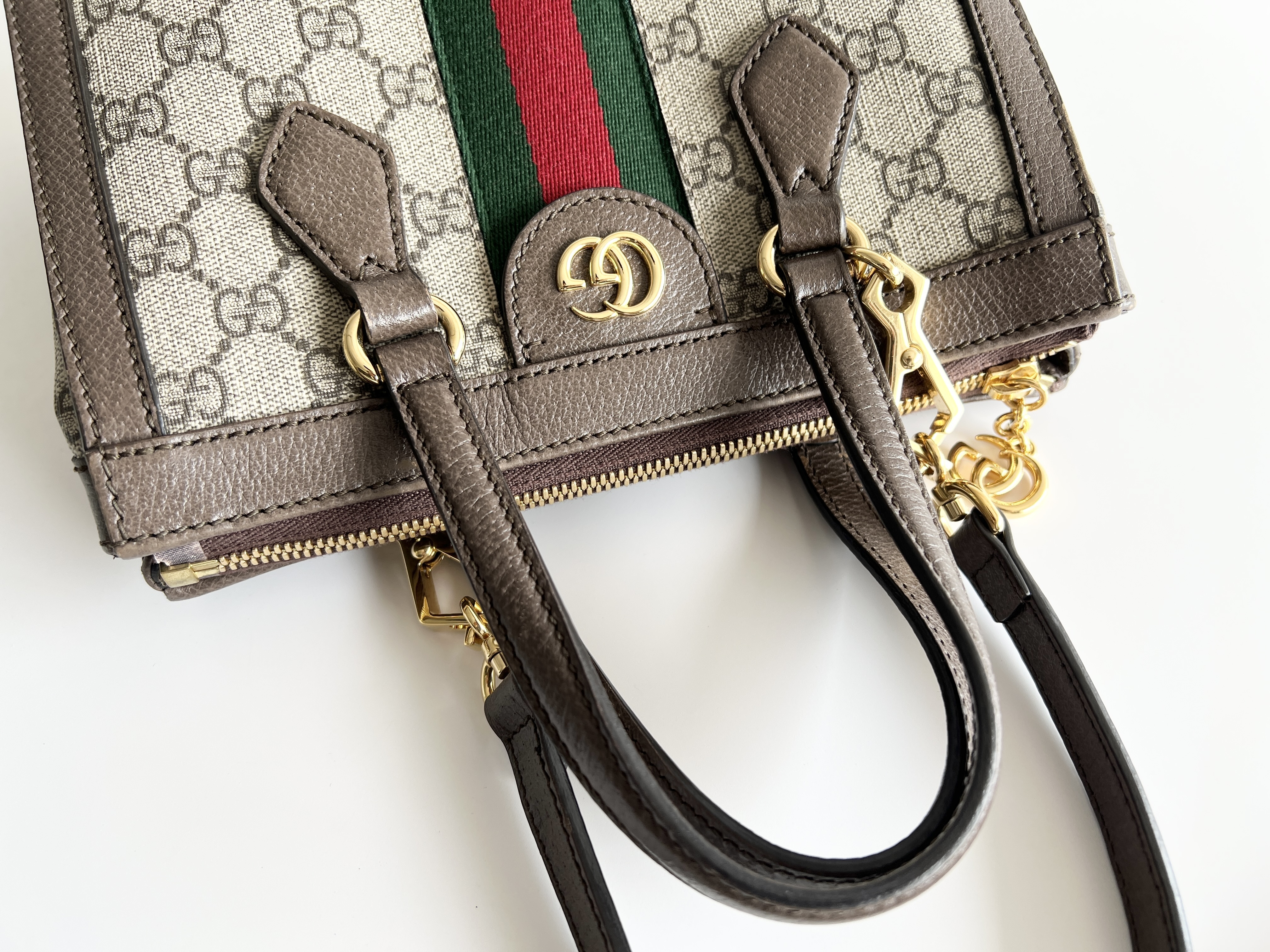 Ophidia GG Supreme Sherry Line Leather 2way Shoulder Bag Handbag Shoulder Bag — view 4