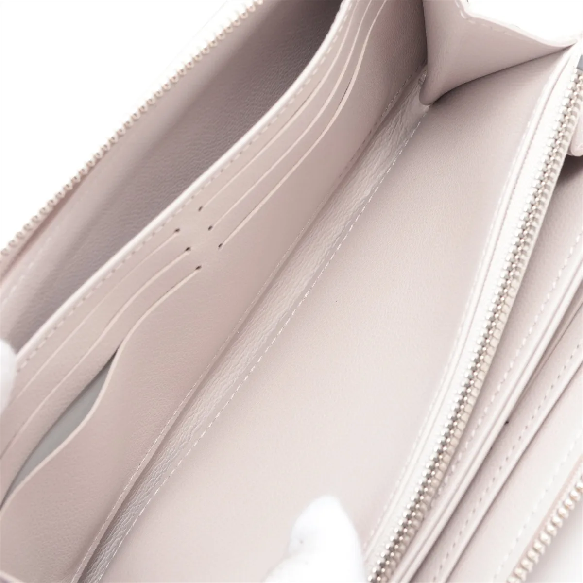 Monogram Empreinte Zippy Wallet M13700 Bloom Grey Round Zip Wallet (RFID detected) — view 5