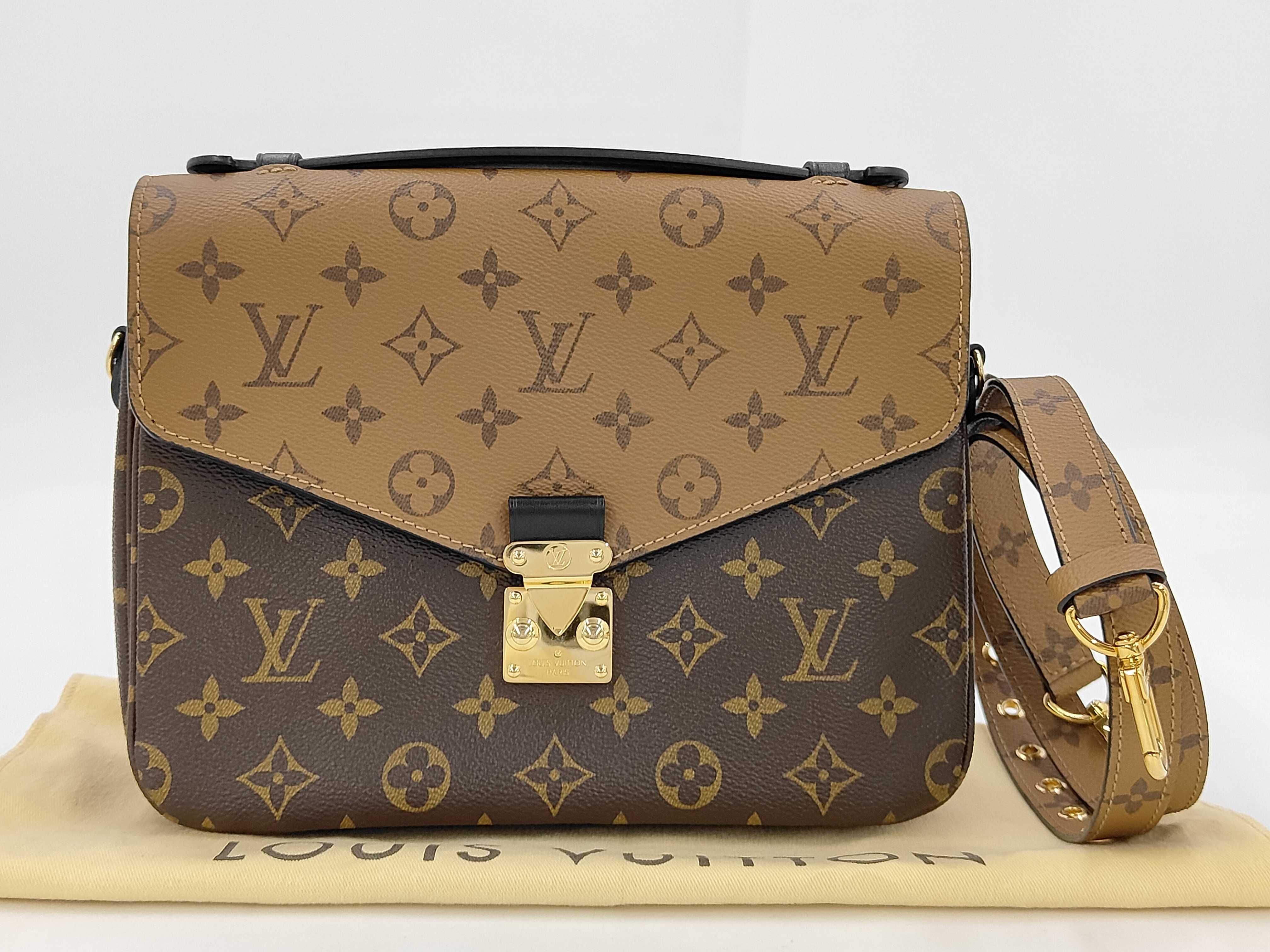 LV Metis Caramel x Brown Monogram Shoulder Bag