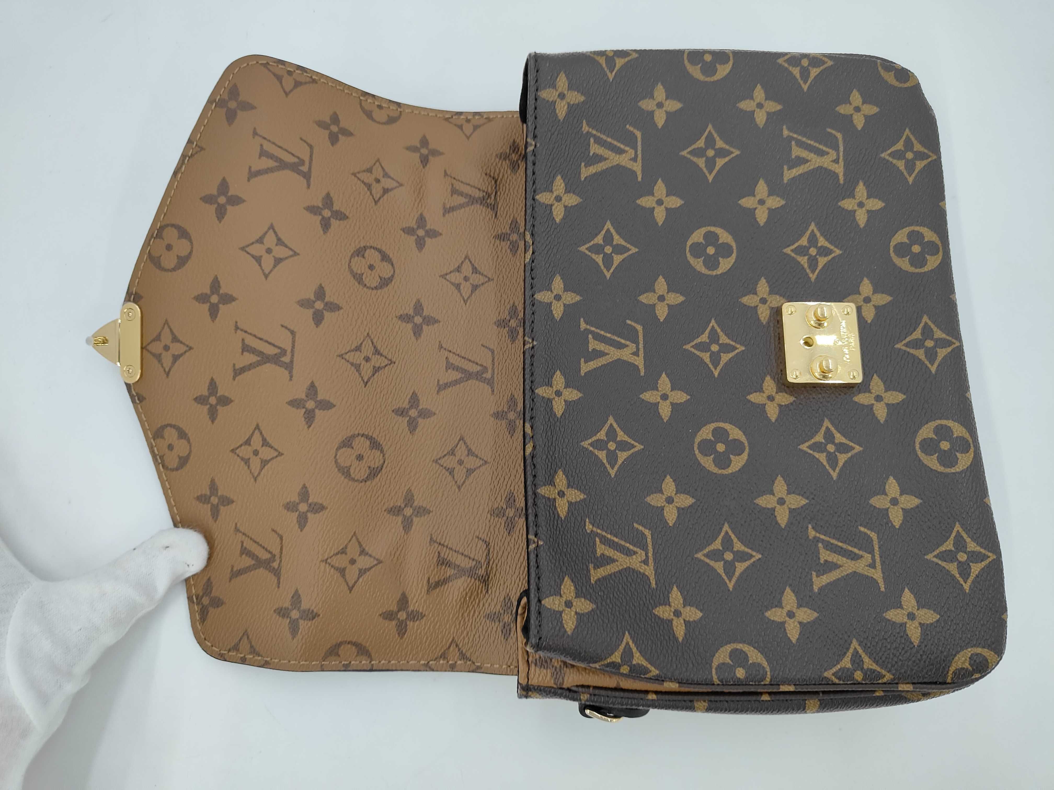 LV Metis Caramel x Brown Monogram Shoulder Bag — view 10