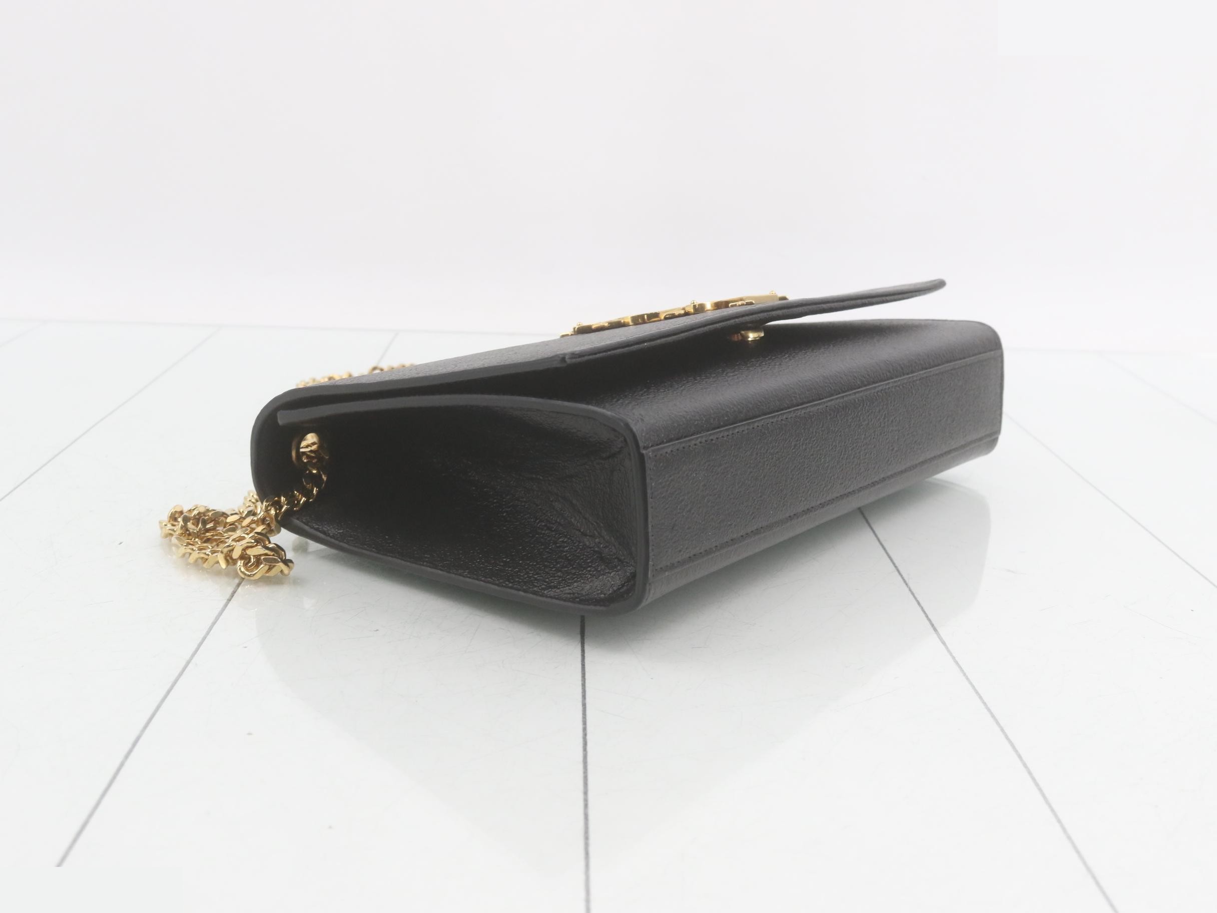 Chain Shoulder Bag, Black — view 5