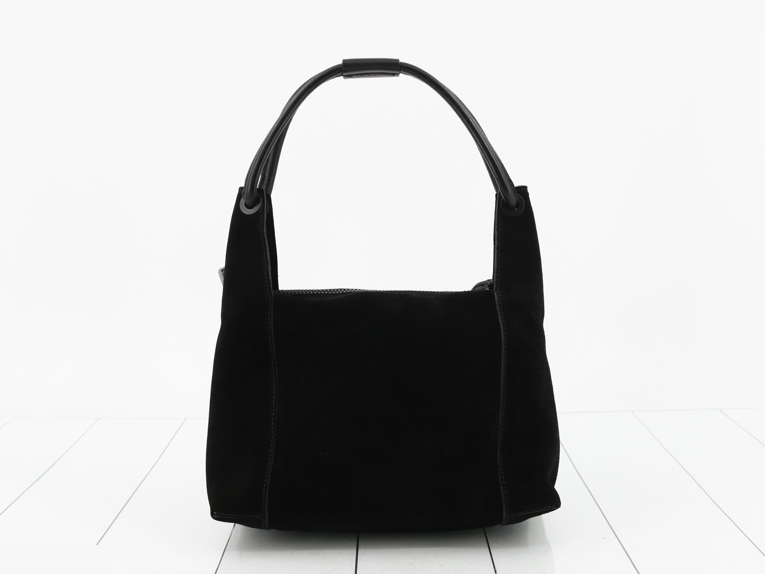 suede handbag — view 2