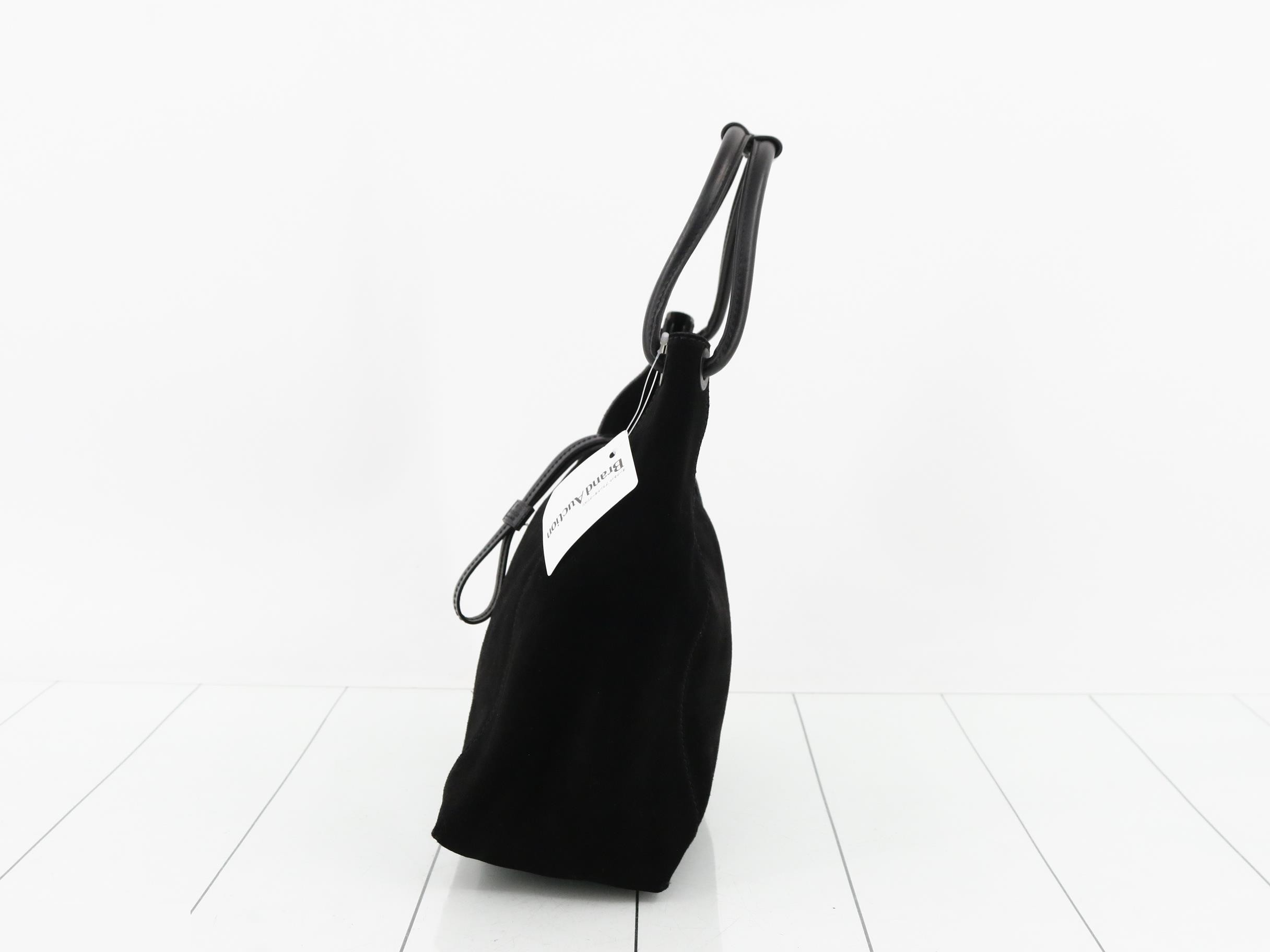 suede handbag — view 3